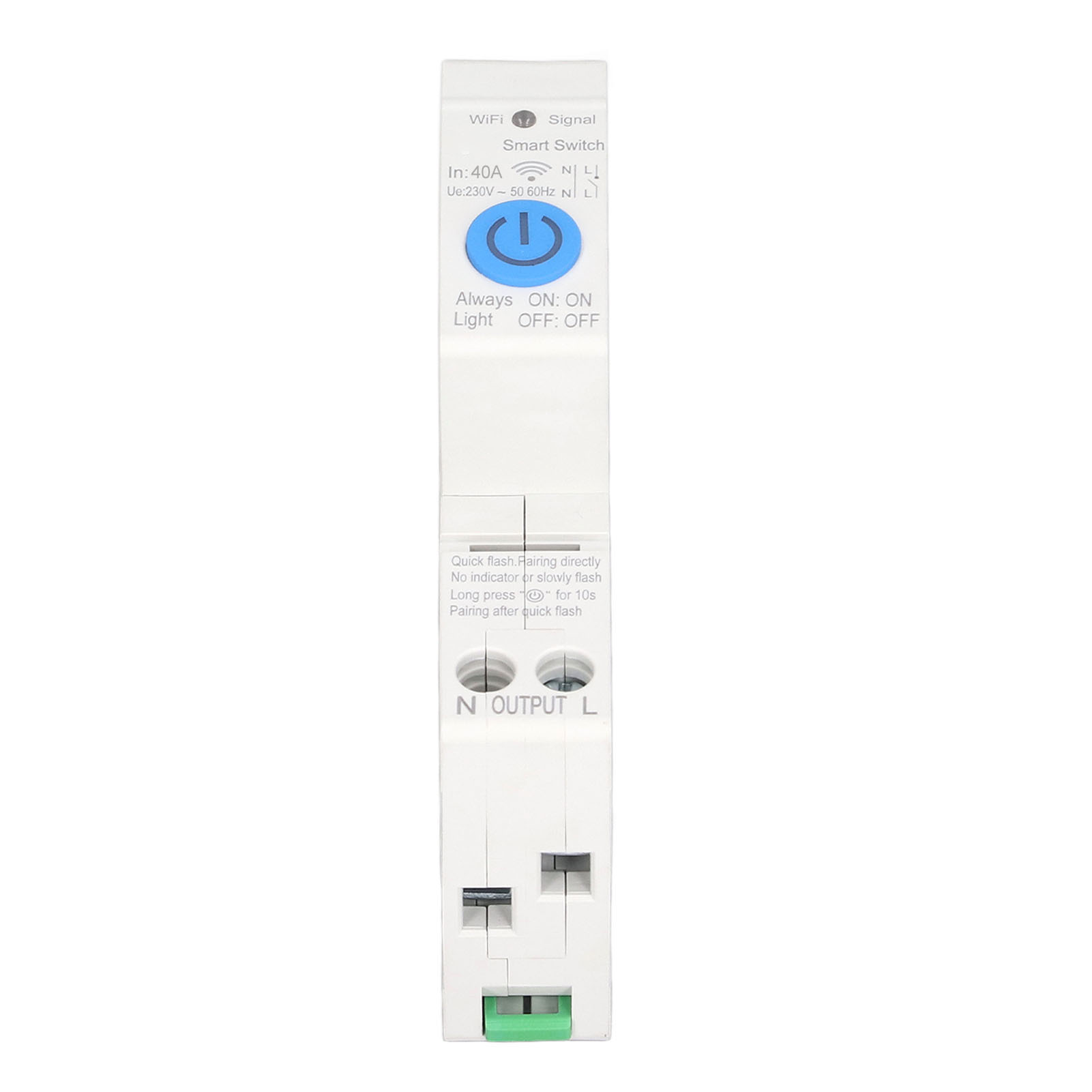 Tuya Zigbee Smart-leistungsschalter Für Mobile Fernbedienung, 230 V Ac, Einphasig, 40 A