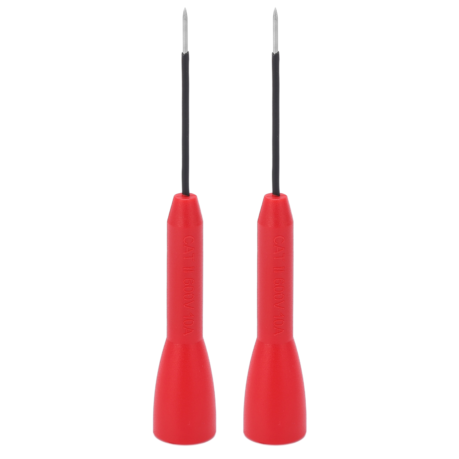 Set Mit 2 Prüfspitzen Mit Isolationsschutz, Einfach Zu Bedienen, 1-mm-nadel Für Multimeter, 600 V, 10 A