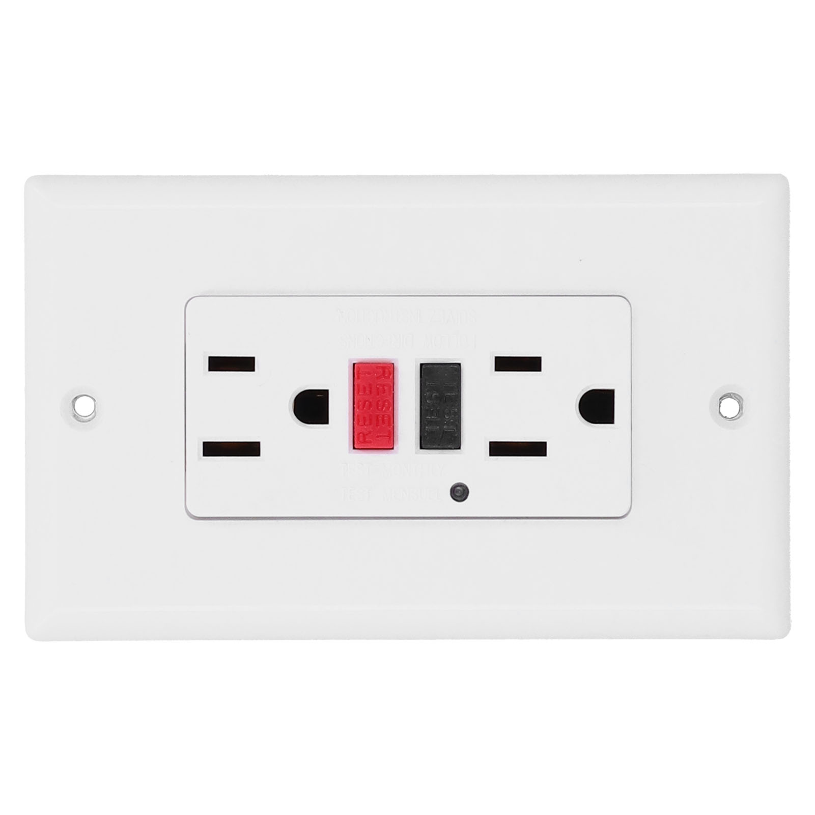 Intelligente Amerikanische Gfci-wandsteckdose Mit Fehlerstromschutzschalter, Schalter Und Ac120v Ld-3003