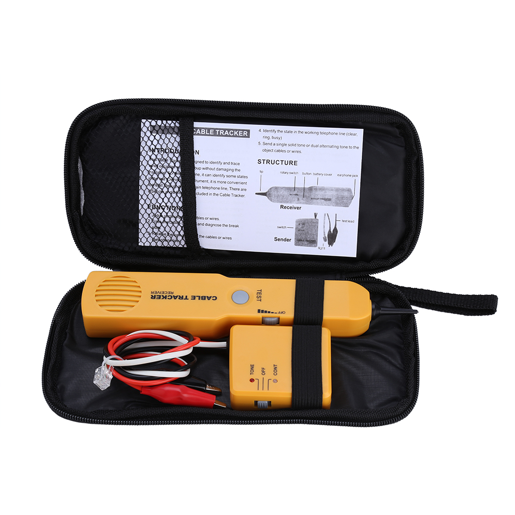 Tragbarer Rj11-netzwerkkabeltester, Tonleitungsdetektor, Netzwerkwerkzeug