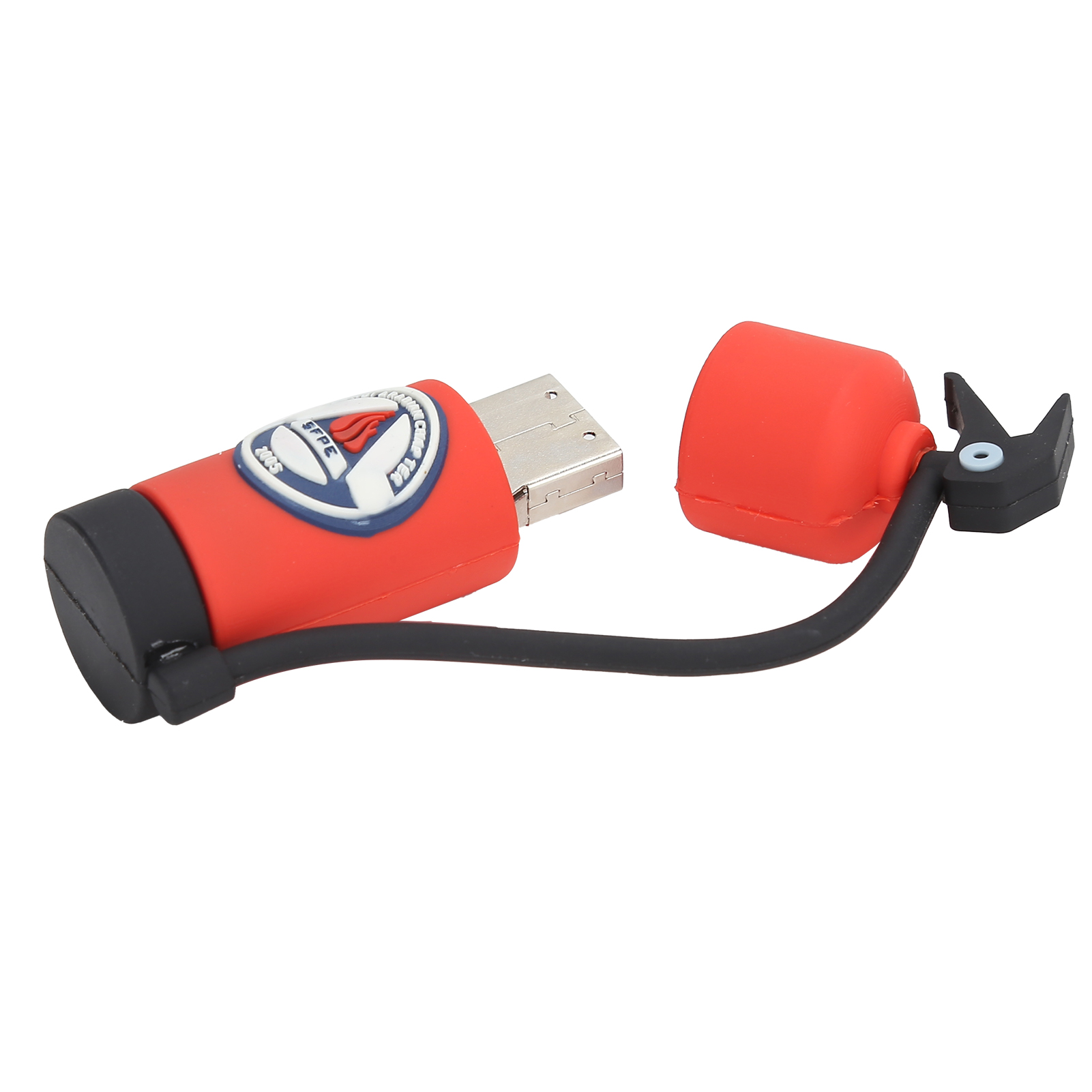 Tragbarer Usb-speicherstick Mit Großer Speicherkapazität (64 Gb), Im Cartoon-stil, Ideal Zum Speichern Und Teilen Von Daten.
