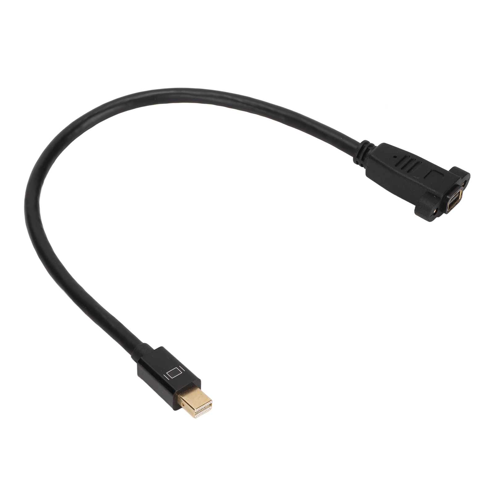 Tragbares 4k Mini Displayport-buchse Auf Minidp-stecker-kabel, Computer-testverlängerungskabel Mit Schraubbefestigungslöchern