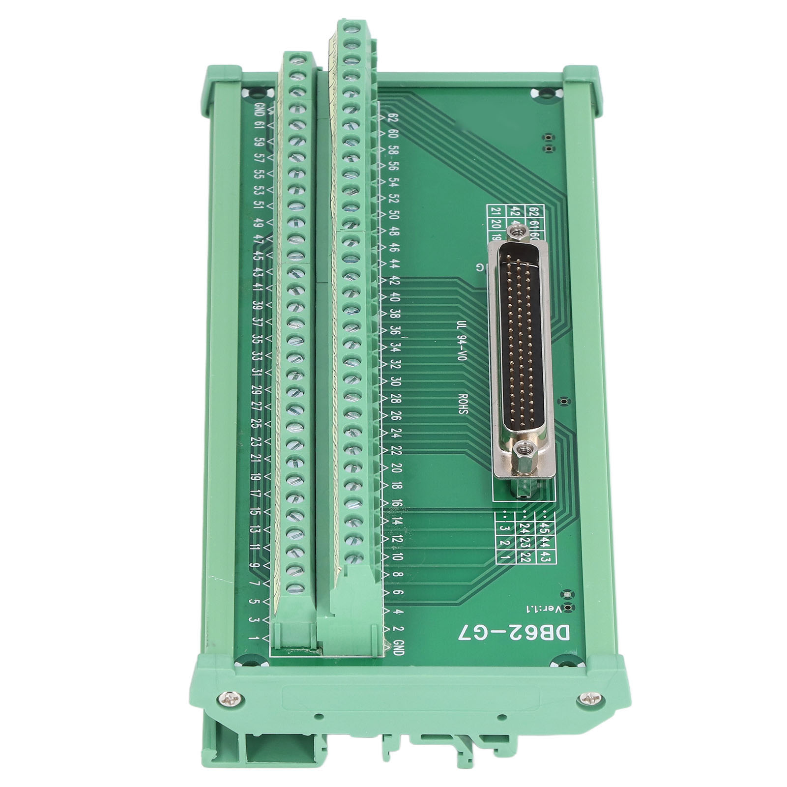 Stecker-buchse-klemmenblock, Schnittstellenstecker, 3-reihiger Adapter, Breakout-board-modul, Dc 60vdb62-m7