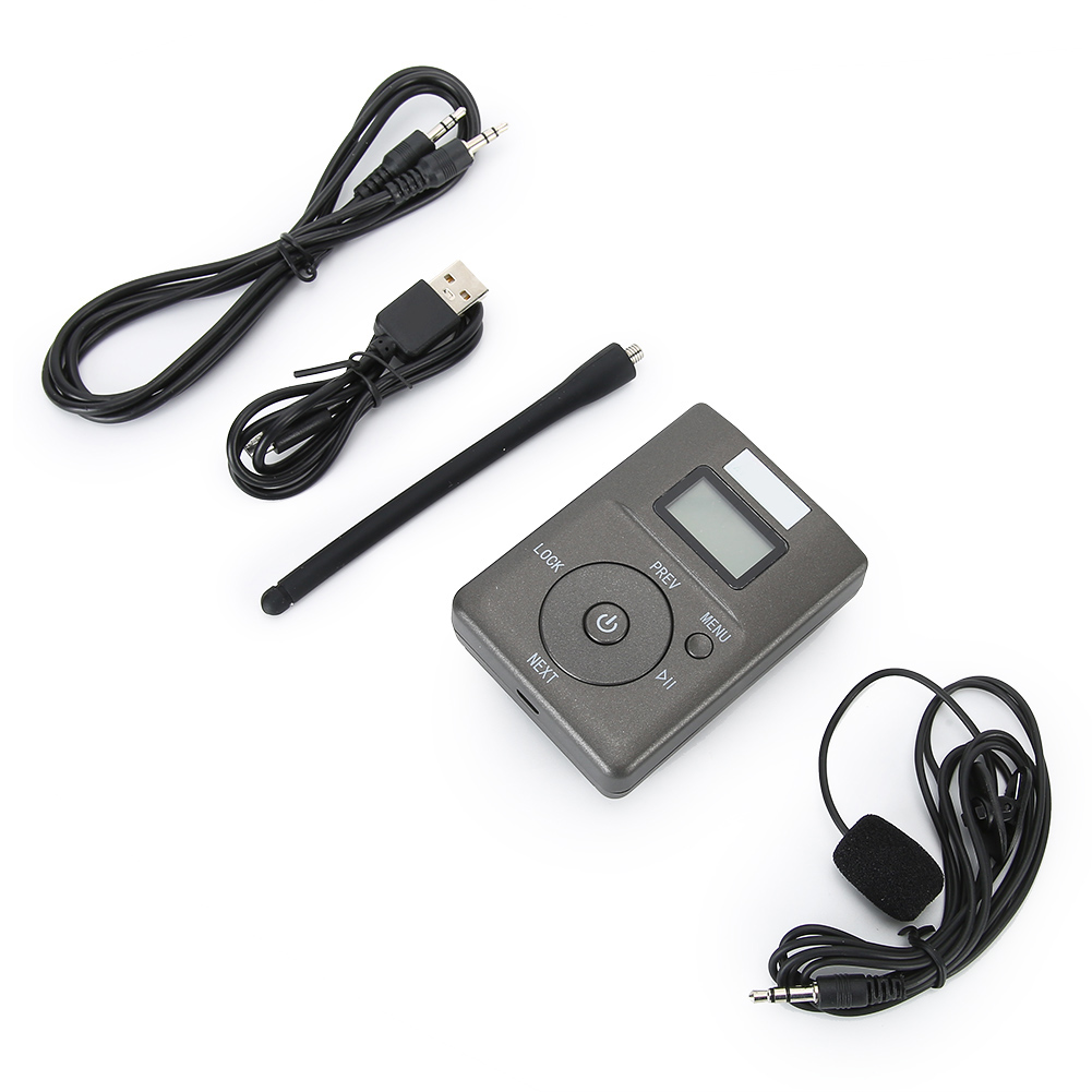 Tragbarer, Stromsparender Drahtloser Fm-transmitter Mit 3,5-mm-klinkenstecker Und Stereo-radio-sendeadapter