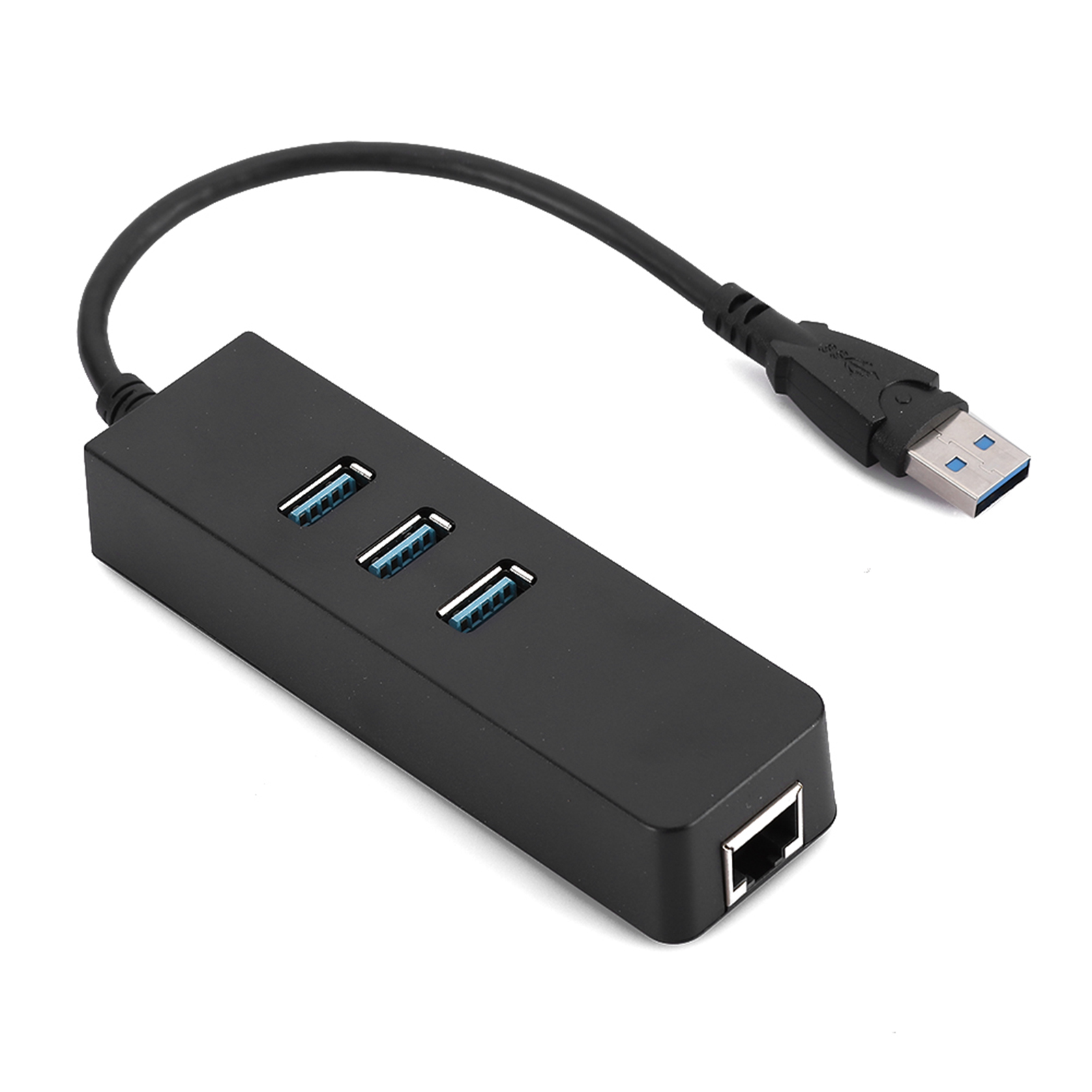 Dm He27 Rtl8153 Usb 3.0 Ethernet-konverter-adapter Mit 3-port 3.0 Hub Auf Rj45 (treiberlos)