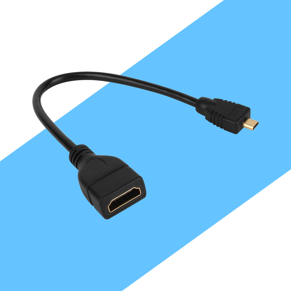 Micro-hdmi-stecker Auf Hdmi-buchse Konverter-adapterkabel, 1080p-verlängerungskabel