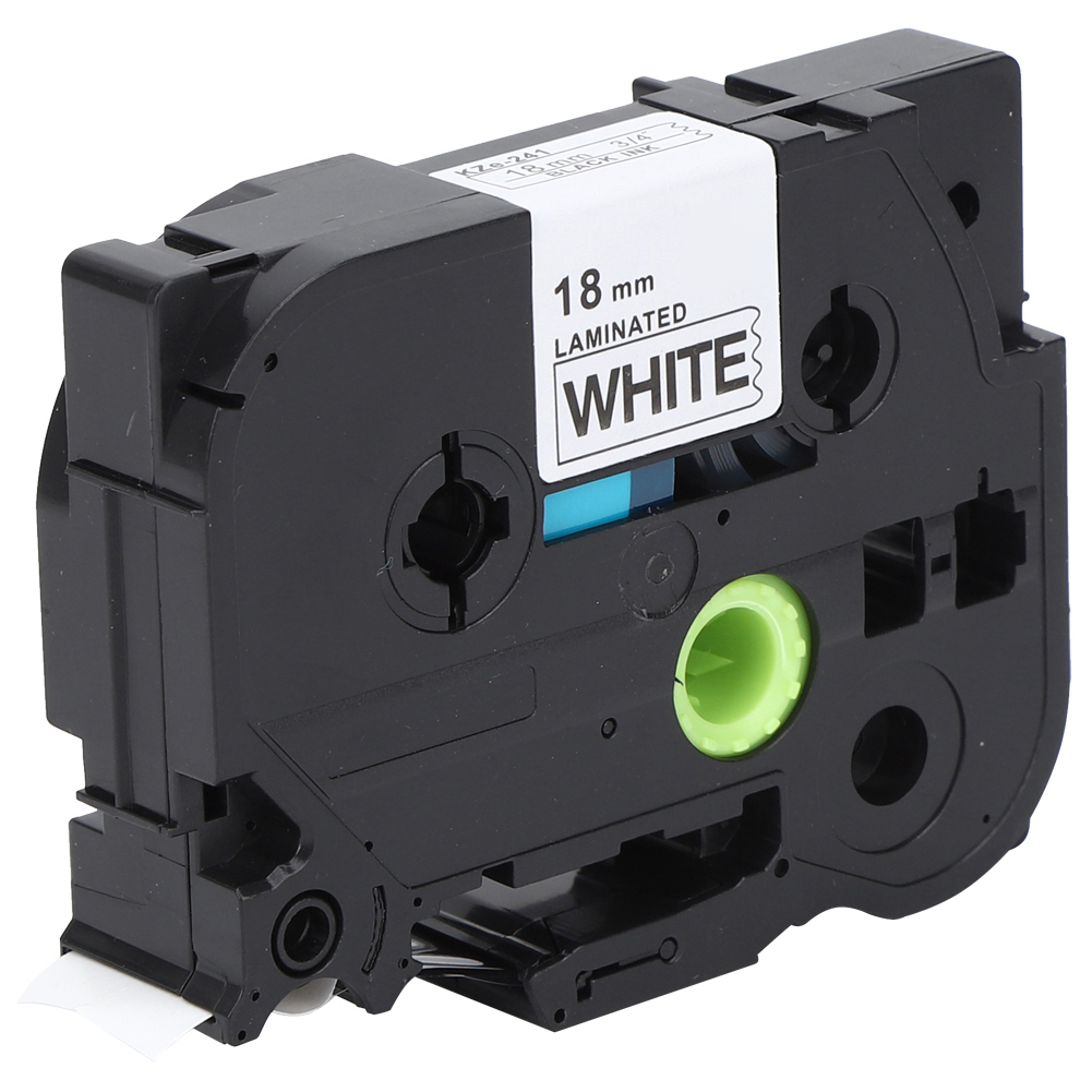 Schwarz-weißes 18-mm-laminierband Für Brother Tze-241/641 Pt-18rz Pt E300 Etikettendrucker