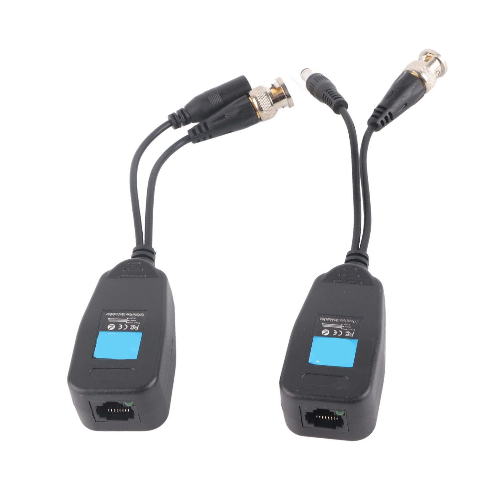 Paar Passive Koaxiale Video-leistungswandler, Bnc-zu-rj45-anschluss