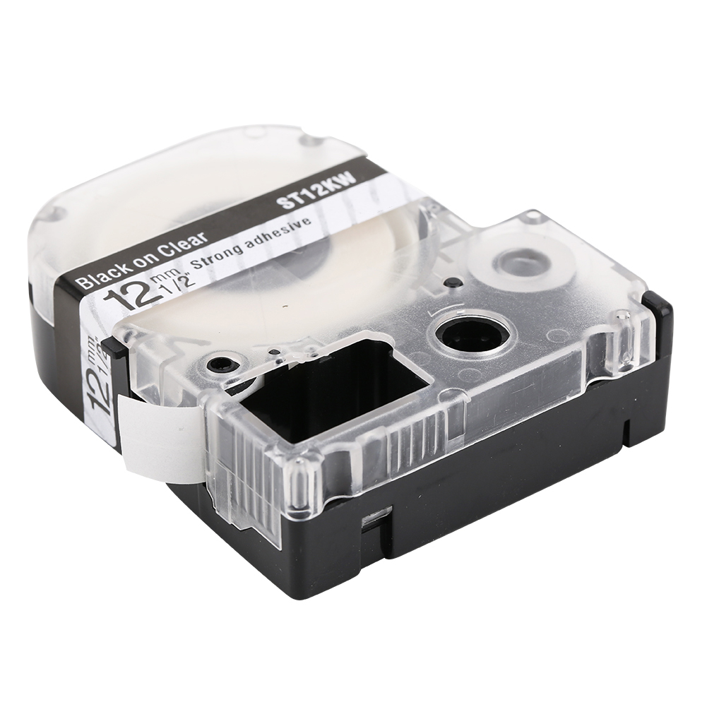 12 Mm Laminiertes Band Für Epson Lw-etikettendrucker, Kompatibel Mit Epson-etikettendruckern.