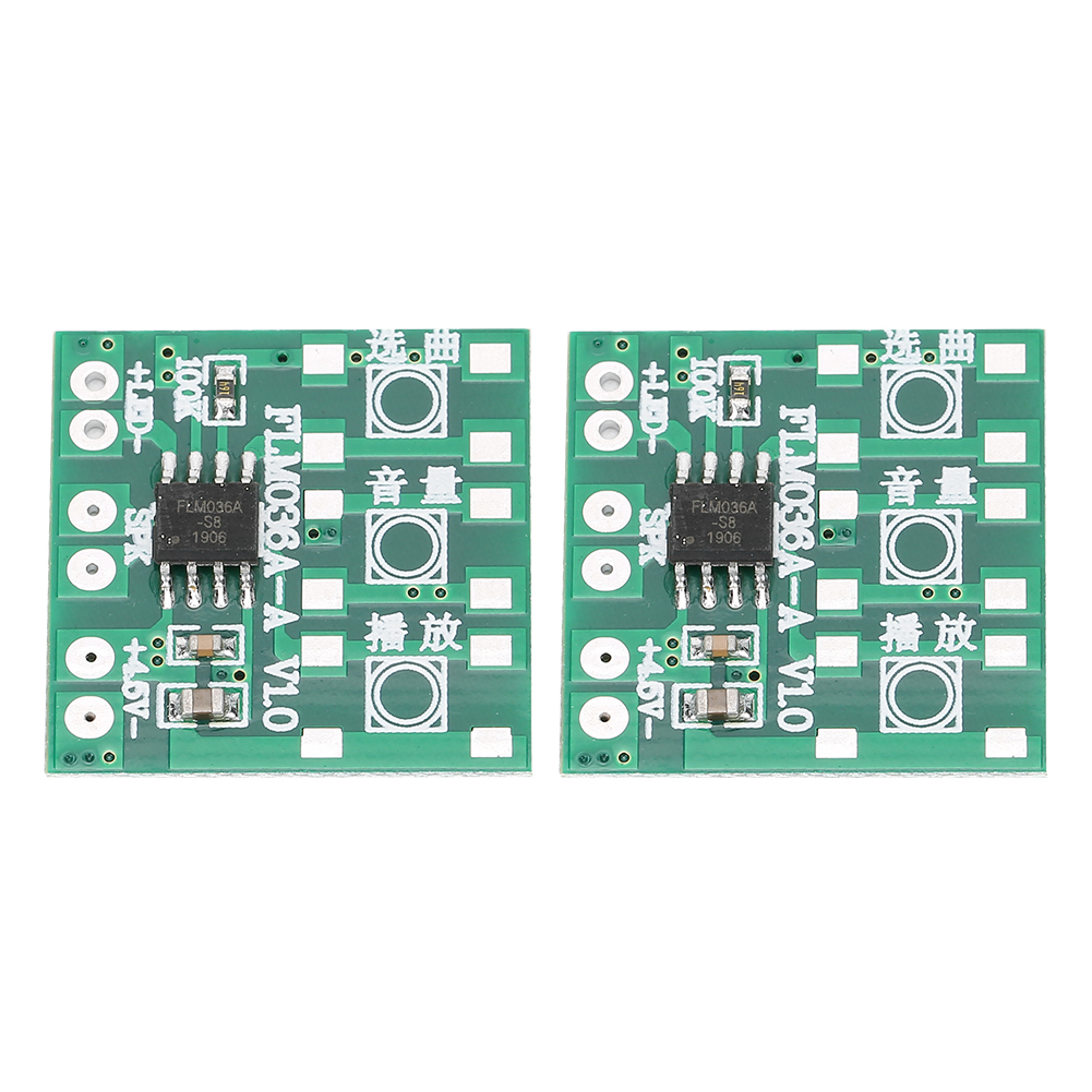Set Aus 2 Modulen Mit Je 36 Musikchips Zum Selbstzusammenbau, Lautstärke Einstellbar, Für Angeschlossene Türklingel, Musikzubehör Ohne Knopf.