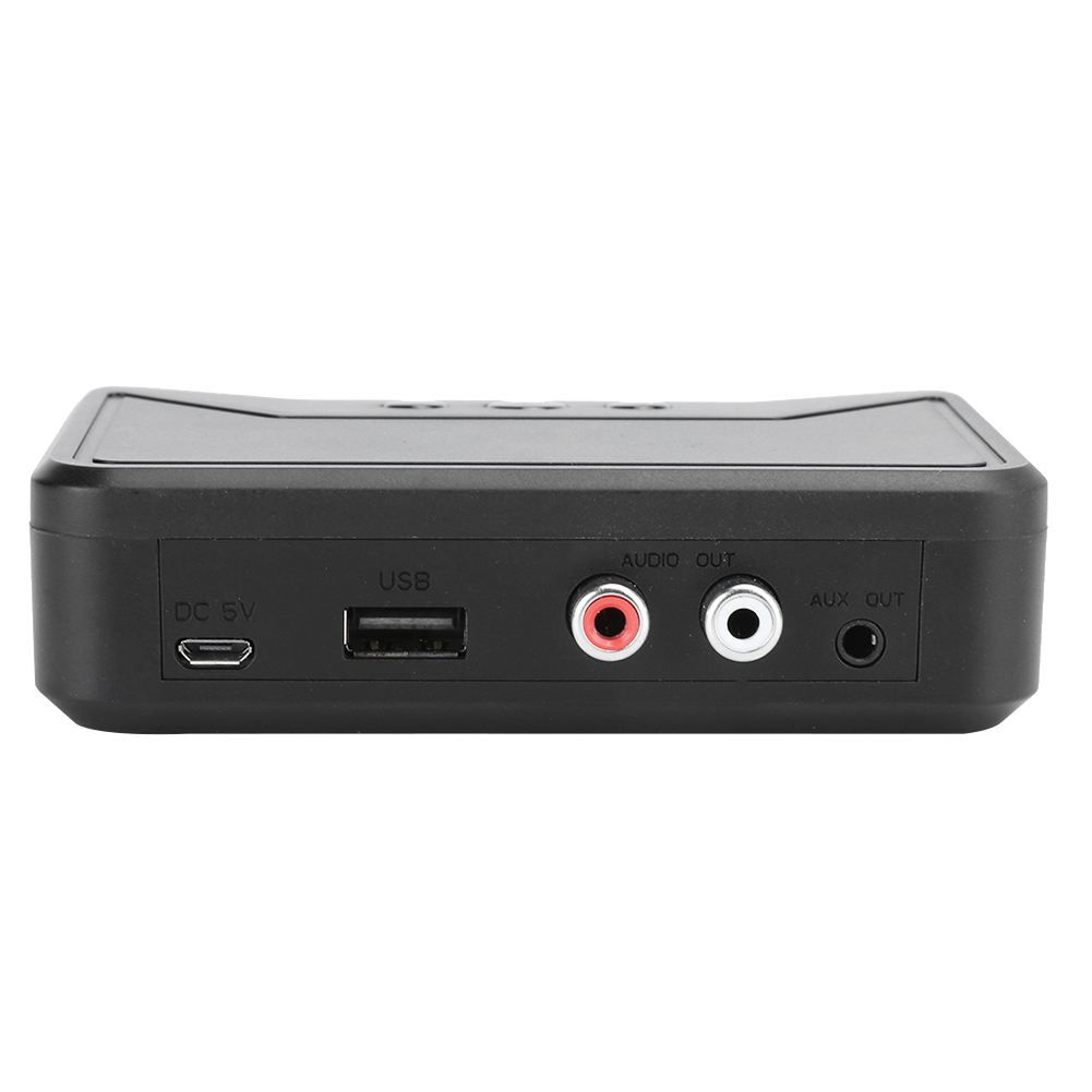Kabelloser Bluetooth 5.0-empfänger Mit 3,5-mm-klinkenanschluss, Aux-, Nfc- Und Usb-stereo-audioadapter Mit 2 Rca-anschlüssen