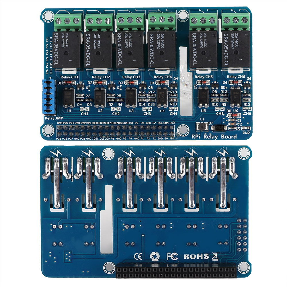 6-kanal-relaismodul-erweiterungsplatine Für Raspberry Pi A+/b+/2b/3b