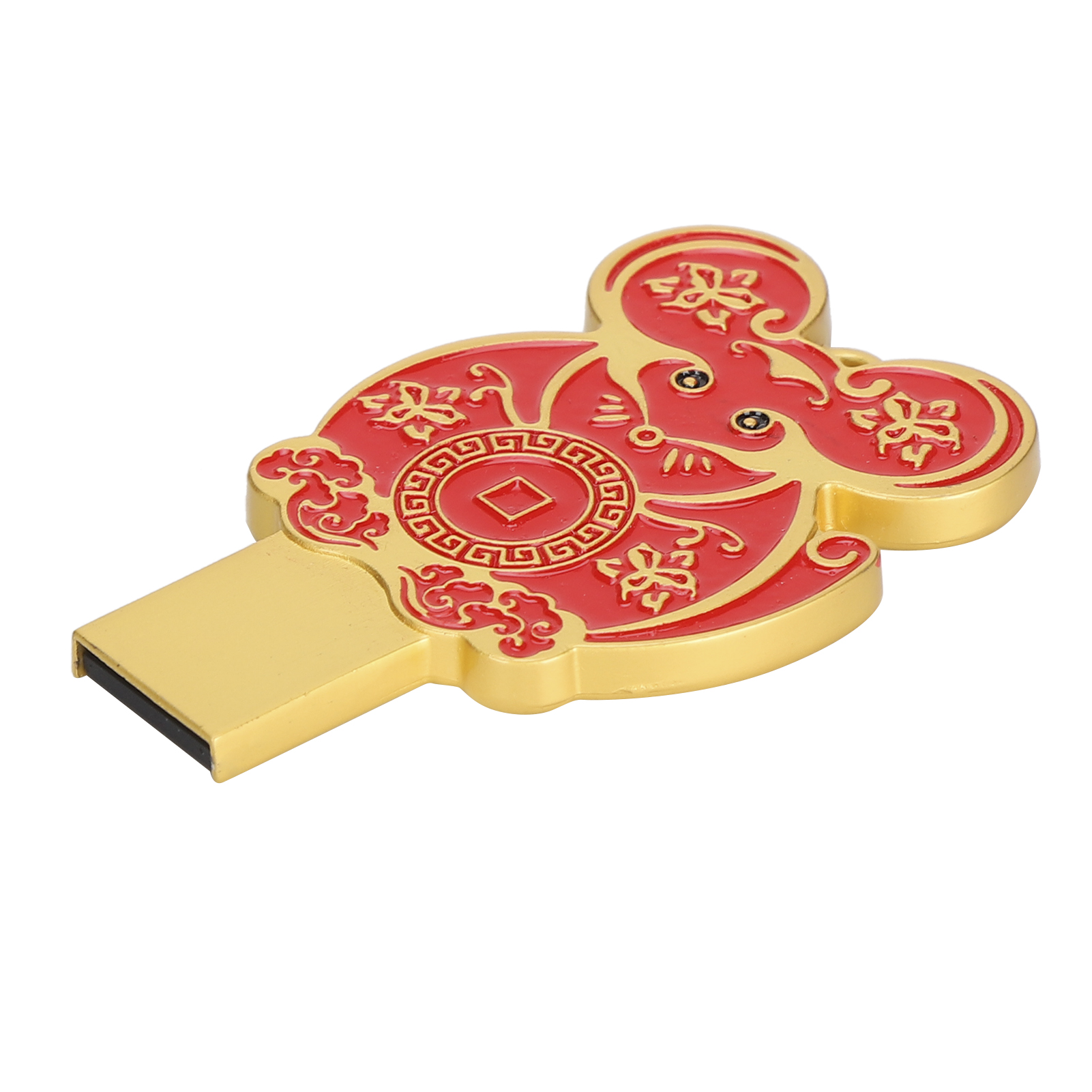 Wasserdichter, Tragbarer Usb-2.0-stick Aus Metall Für Windows 7/8/10/vista/xp/unix, 64 Gb Datenspeicher