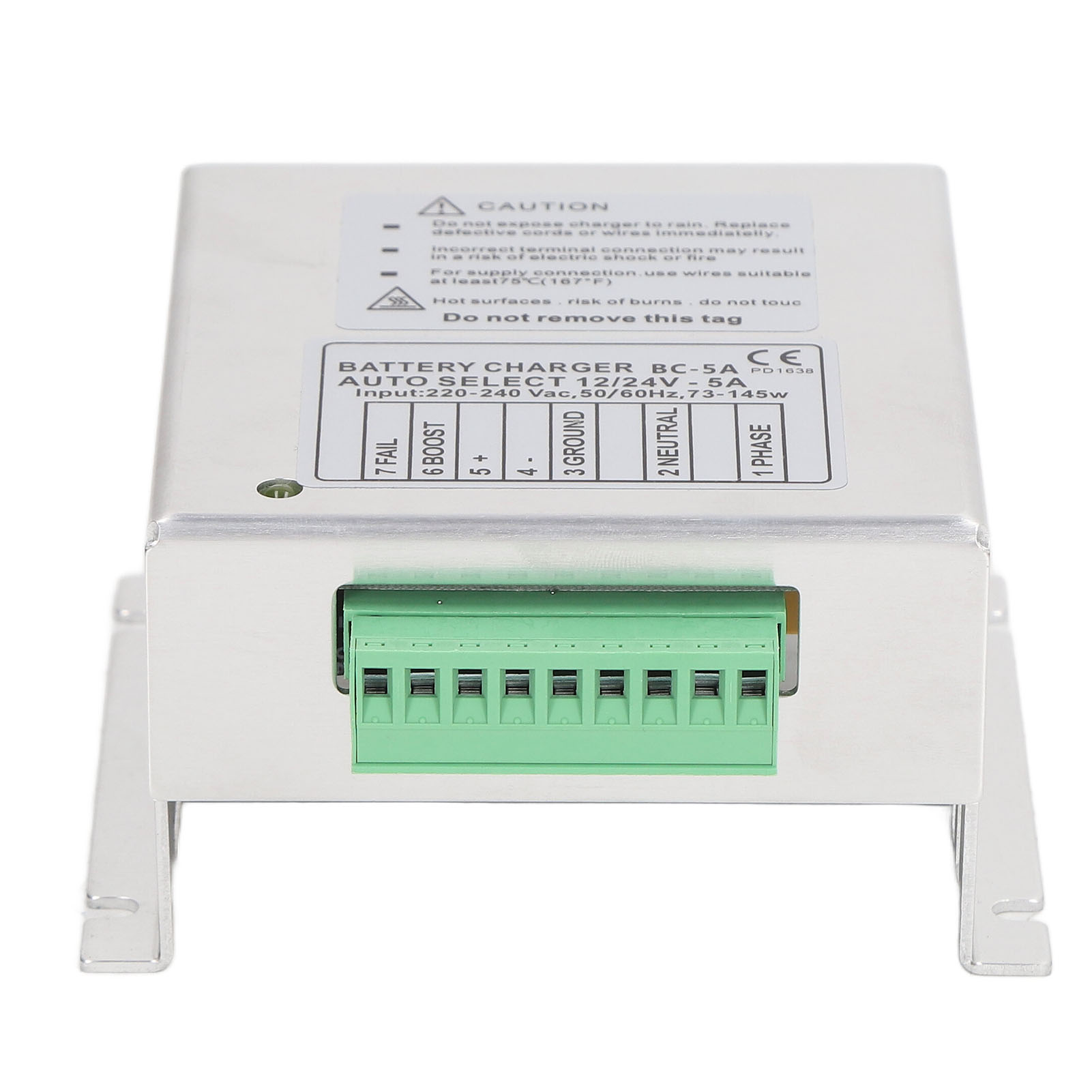 12v/24v Generator-batterieladegerät, Zweistufiges Laden, Automatischer Batterieregler 220–240v Wechselstrom