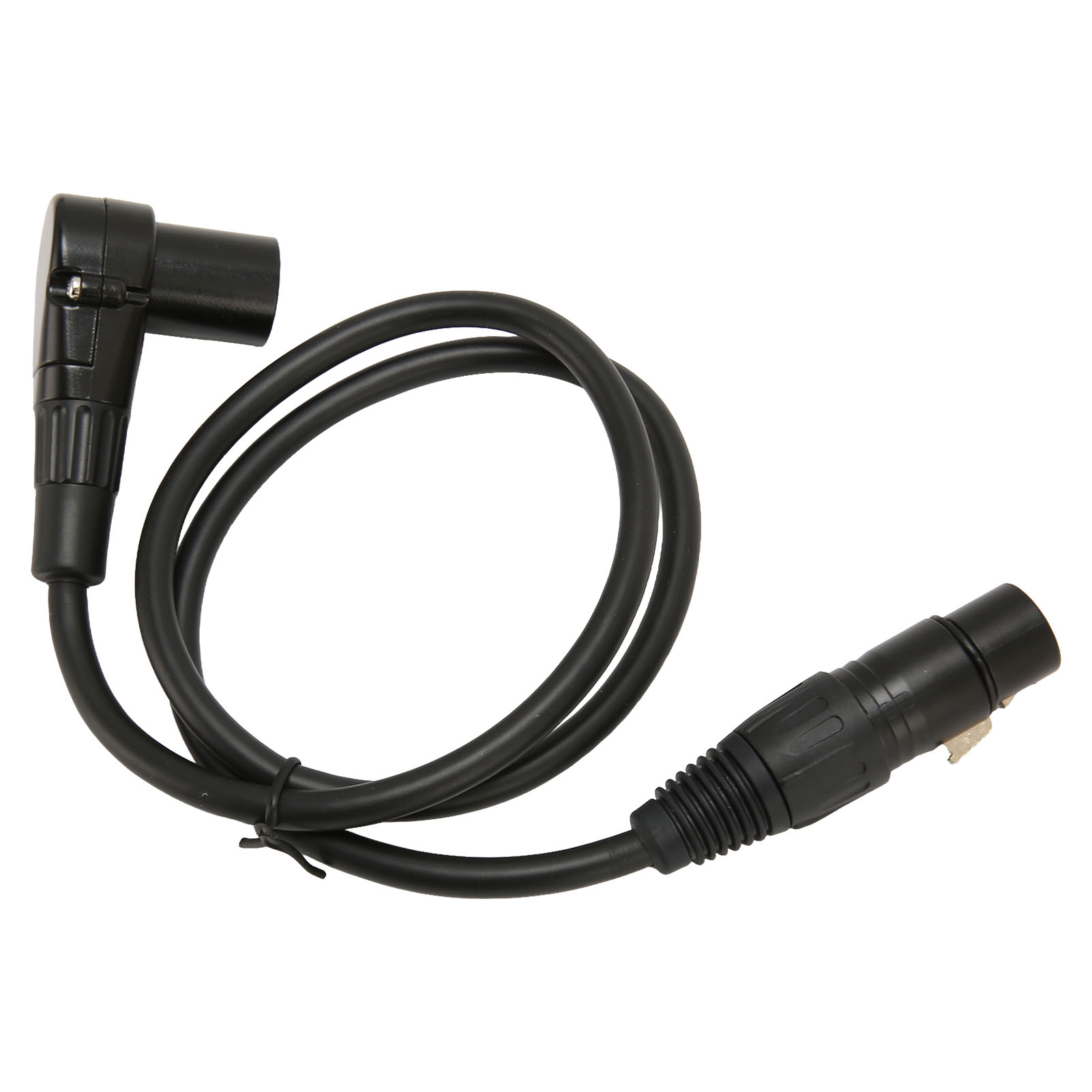 Rechtwinkliges Xlr-stecker-auf-gerade-buchse-kabel, Hifi-sound, Symmetrisch, Für Mikrofon, Lautsprecher Und Mischpult, 76 Cm (2,5 Fuß).