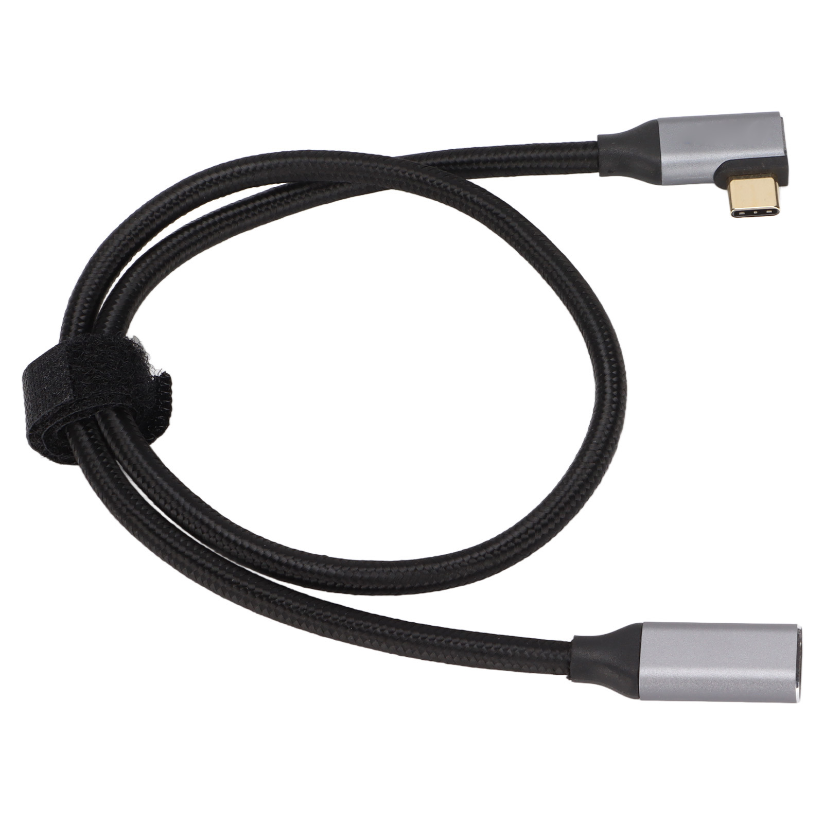 Usb 3.1 Typ C Stecker Auf Buchse Gen 2 Verlängerungskabel, 90° Abgewinkelt, 4k 100w Pd 5a, 50cm