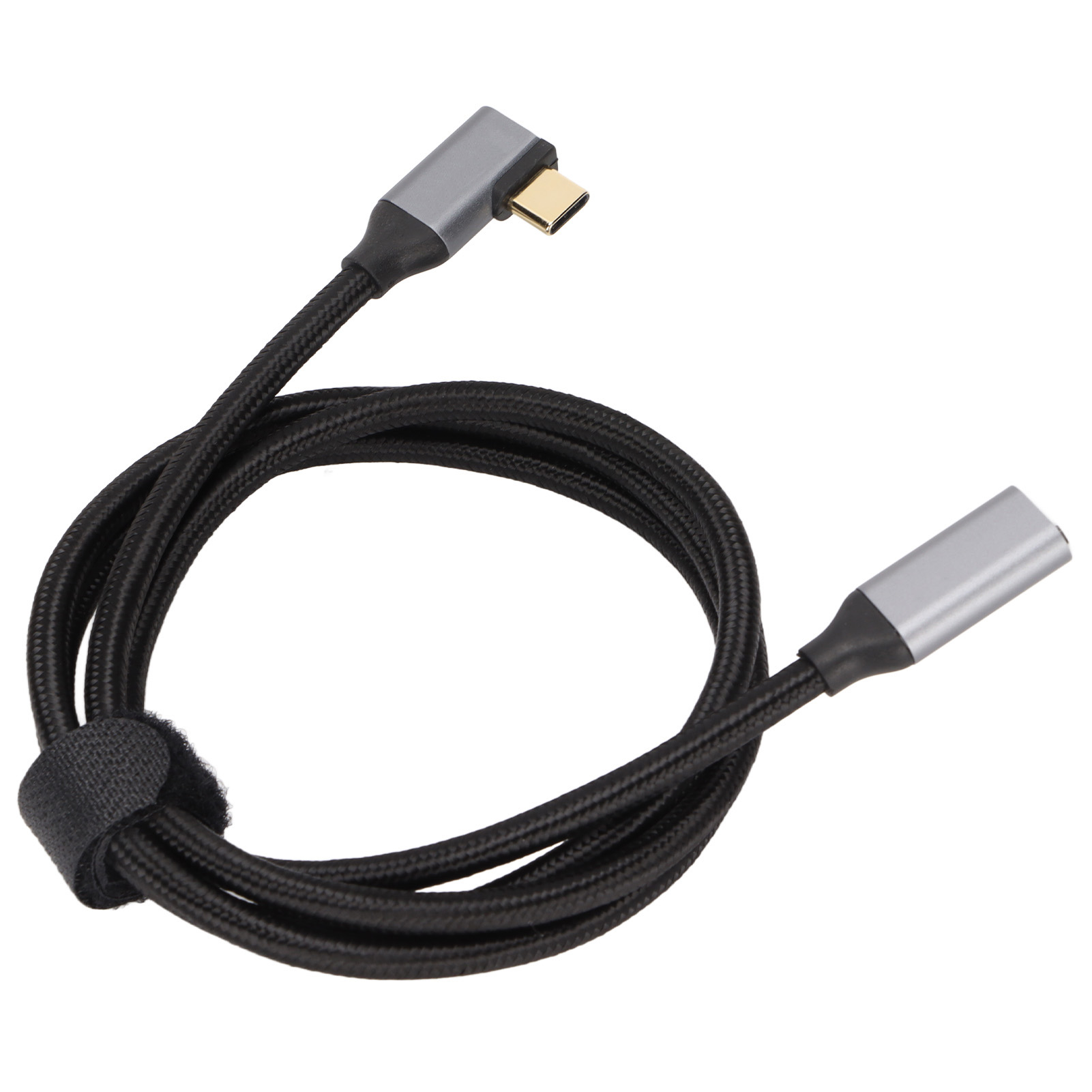 Usb 3.1 Typ C Stecker Auf Buchse Gen 2 Verlängerungskabel, 90° Abgewinkelt, 4k 100w Pd 5a, 1 M