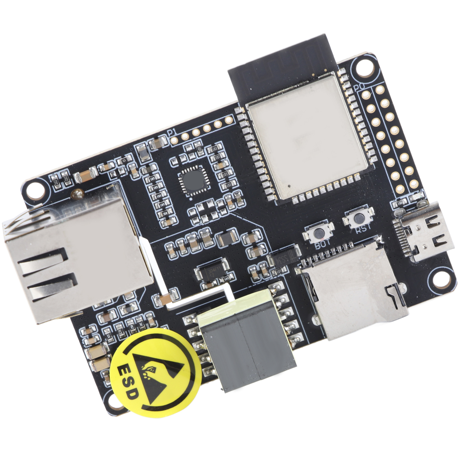 T-internet-poe Esp32 Lan8720a Programmierbare Erweiterungsplatine Mit Ethernet-chip