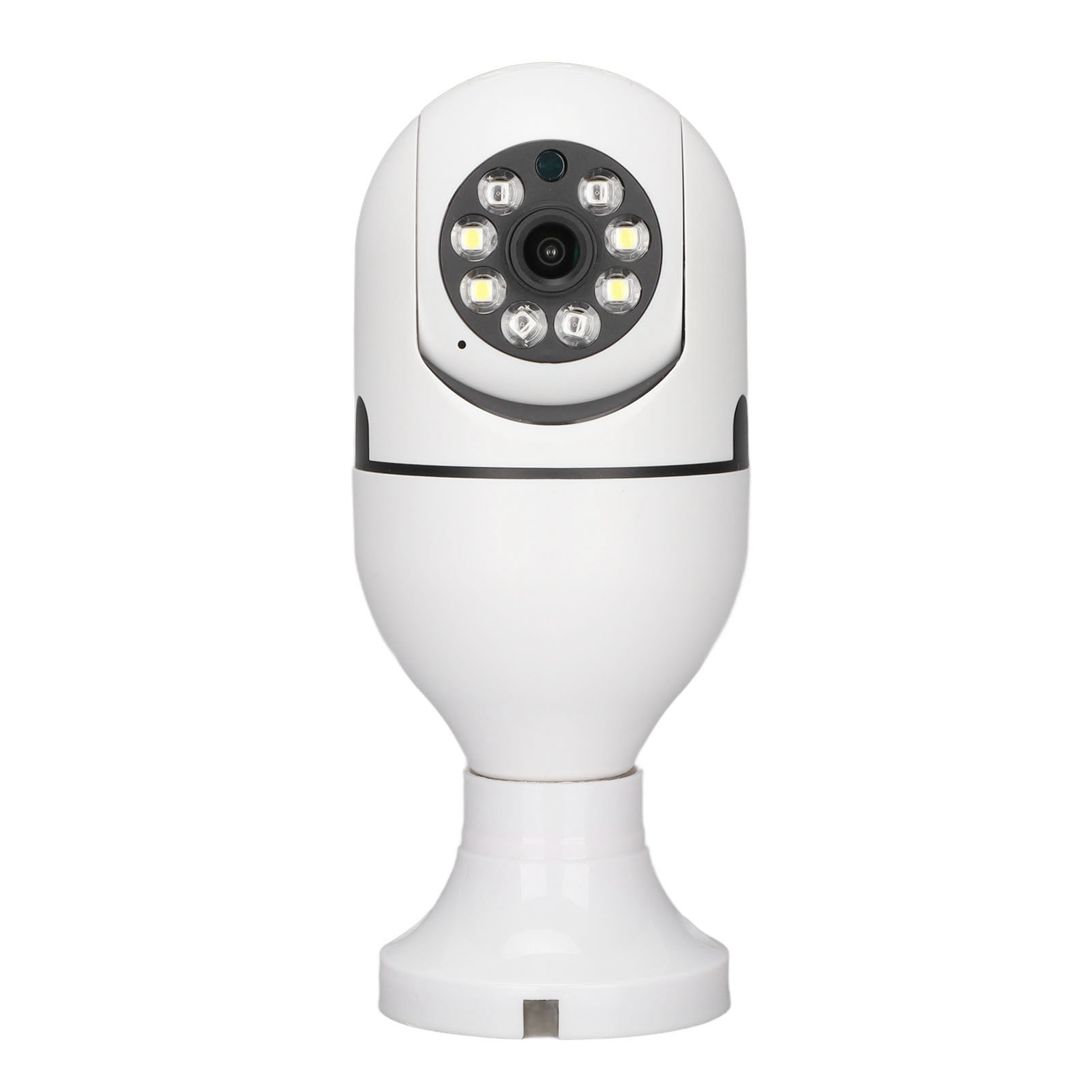 E27-glühbirne Mit 1080p Wifi-smart-kamera, Fernwiedergabe In Echtzeit, Zwei-wege-gegensprechanlage, Kompatibel Mit Google Home Für Tuya 110-240 V (dualbeleuchtung).