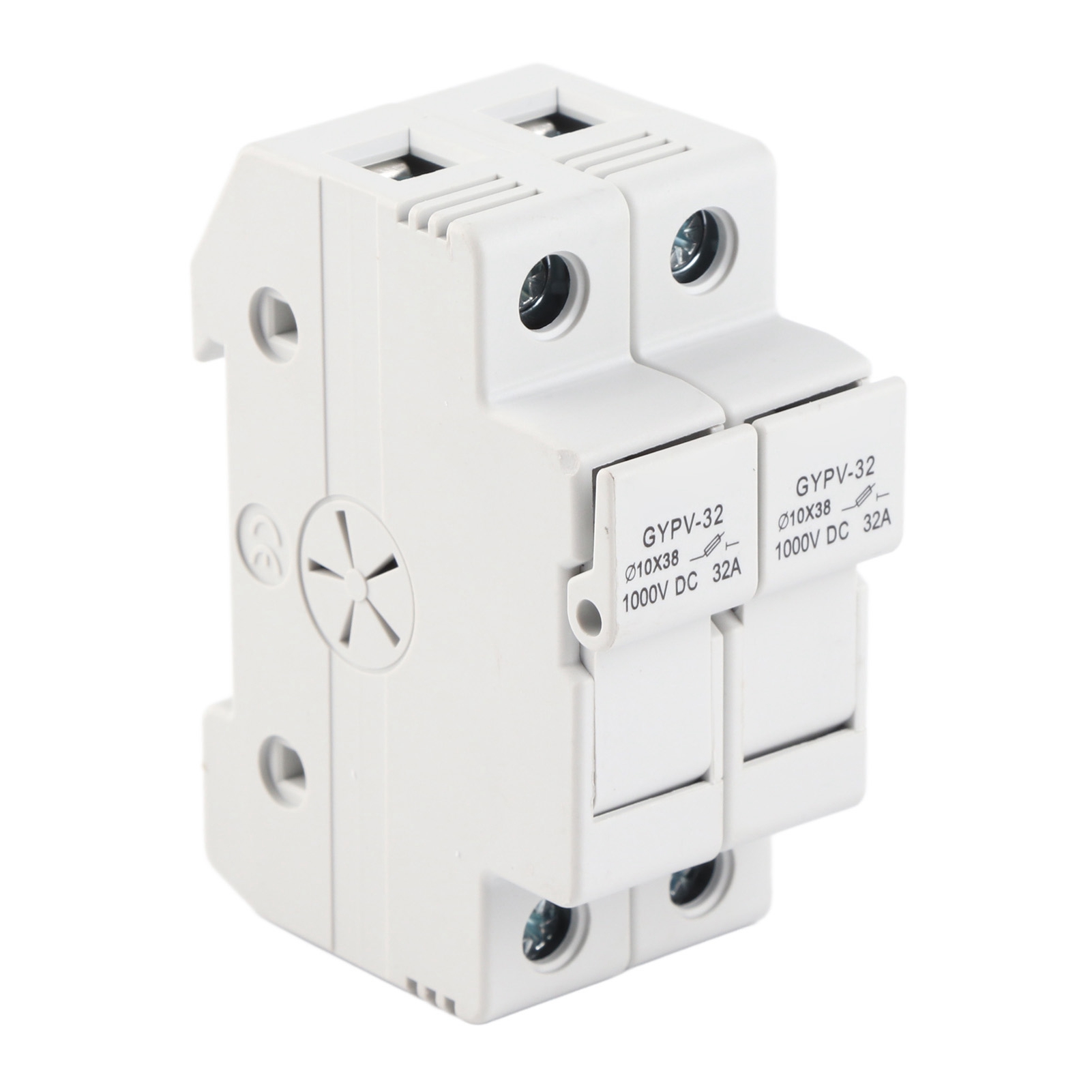 2p 32a Photovoltaik-sicherungshalter Mit 2 X 20a Photovoltaik-sicherungen Für 1000v Dc Stromerzeugungssystem