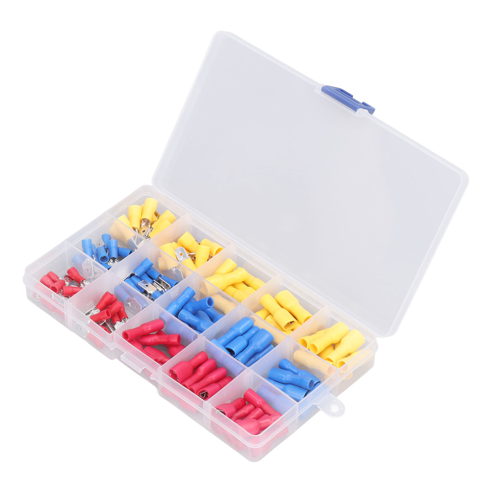 Packung Mit 120 Crimpverbindern (männlich Und Weiblich) Mit Gabel, Isoliert Mit Kupfer Und Pvc.