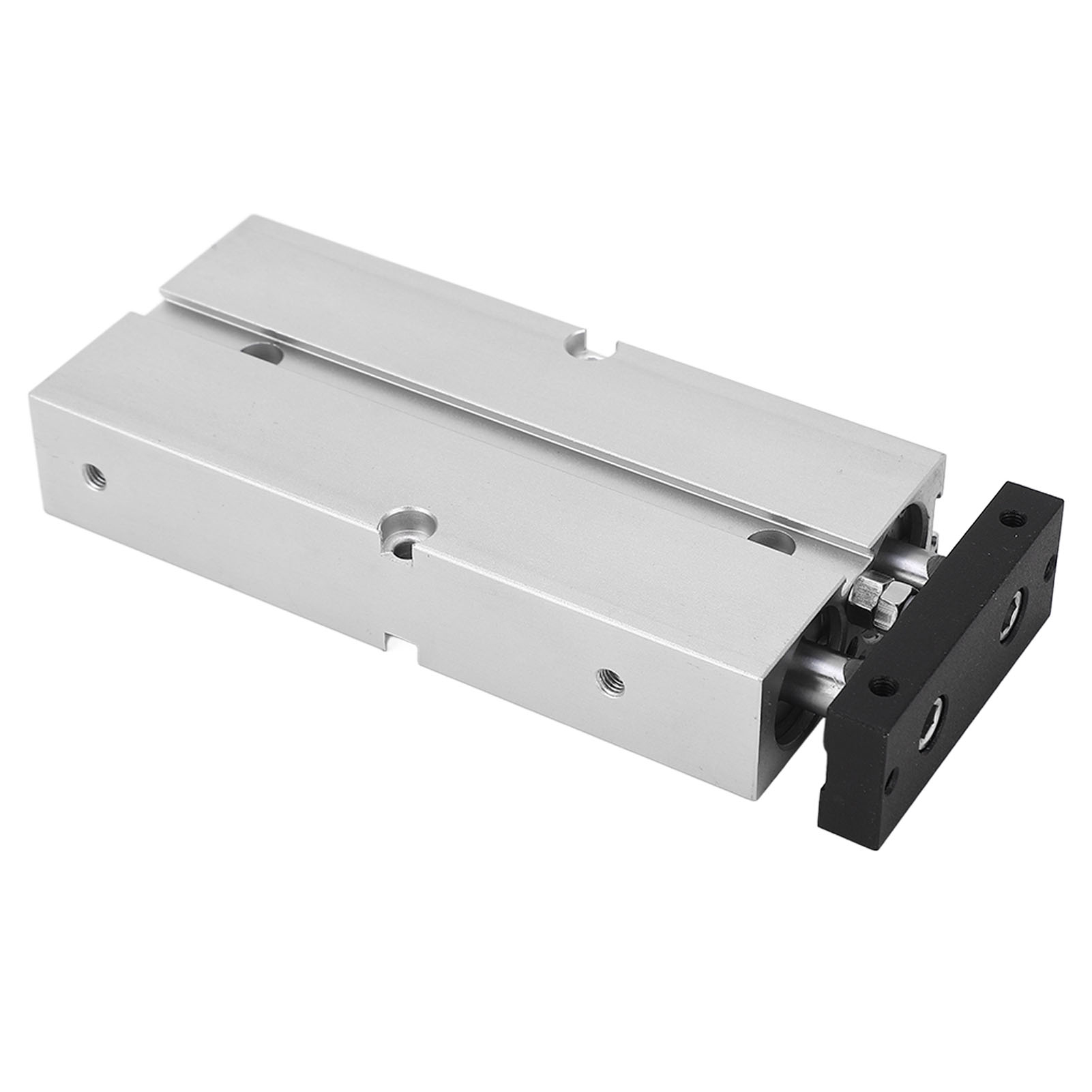 Doppeltwirkender Doppelkolben-pneumatikzylinder Aus Aluminiumlegierung, 20 Mm Bohrung, 75 Mm Hub