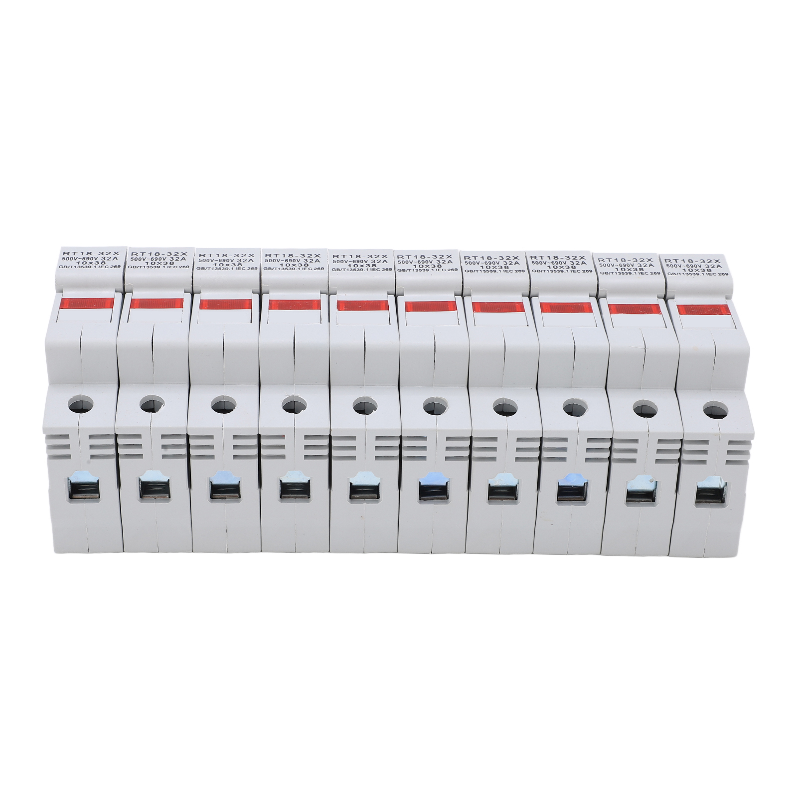Rt18-32x Miniatur-sicherungshalter Für Schienenmontage Mit Led-anzeige, 32 A 500-690 V1p Elektrisches Zubehör