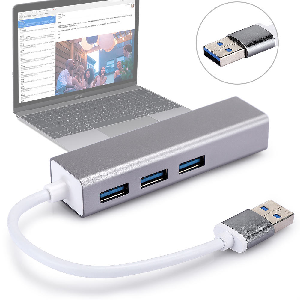 Dm He83 Netzwerkkarte Aus Aluminiumlegierung, 100m Usb 3.0 Hub-adapter Auf Rj45