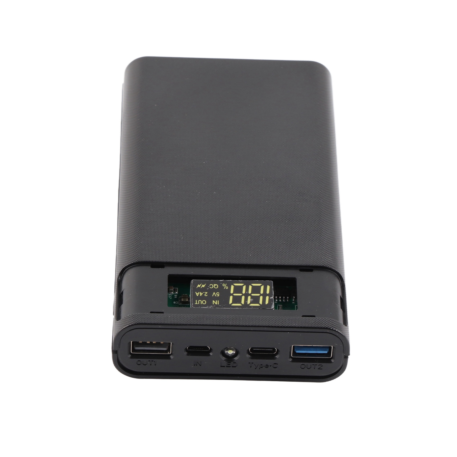 Aufbewahrungsetui Für 6-fächer-powerbanks (18650 Typ C) Mit Bidirektionaler Schnellladefunktion