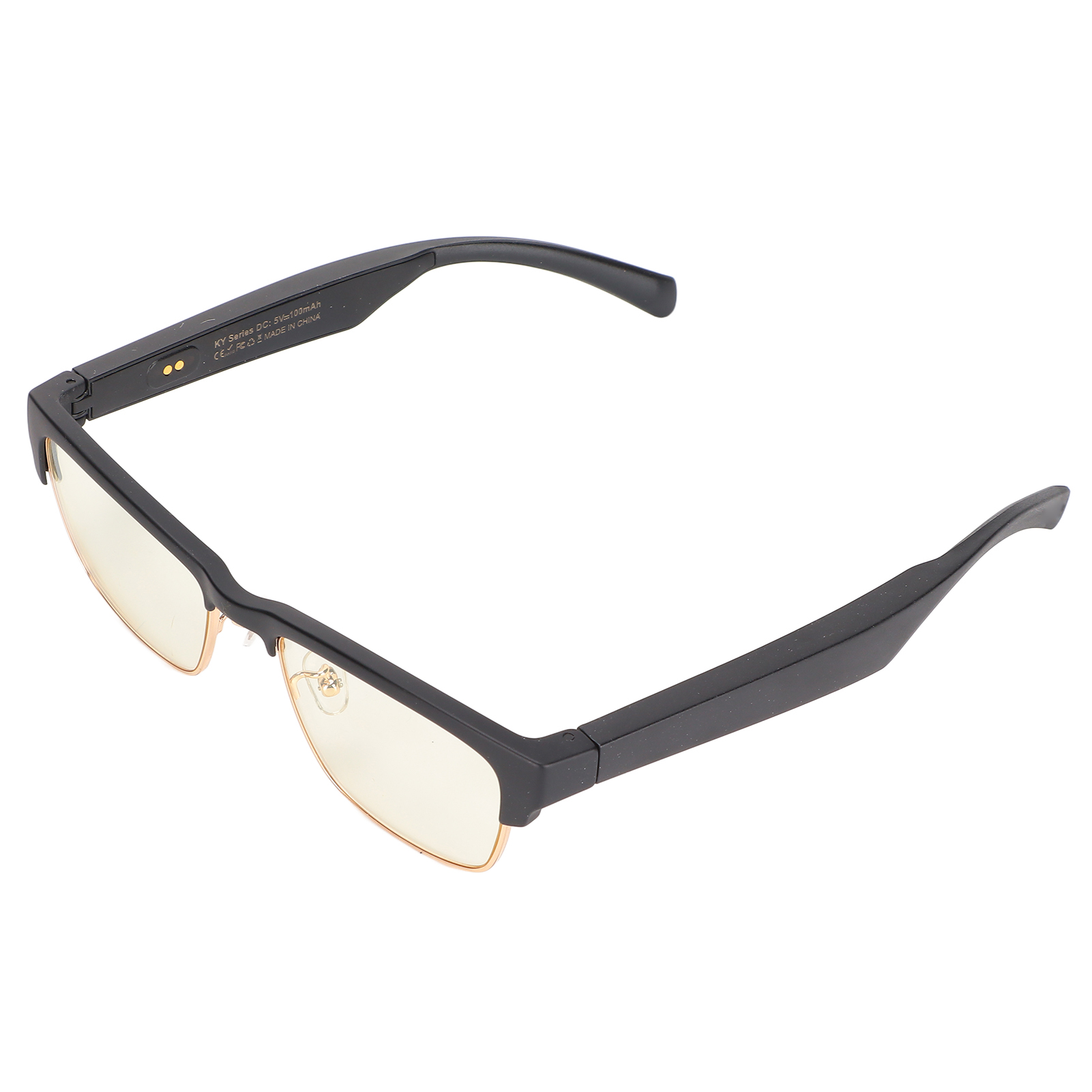 Kabellose Bluetooth-smartbrille Mit Zwei Stereo-audiokanälen Zum Lesen, Spielen Und Autofahren.