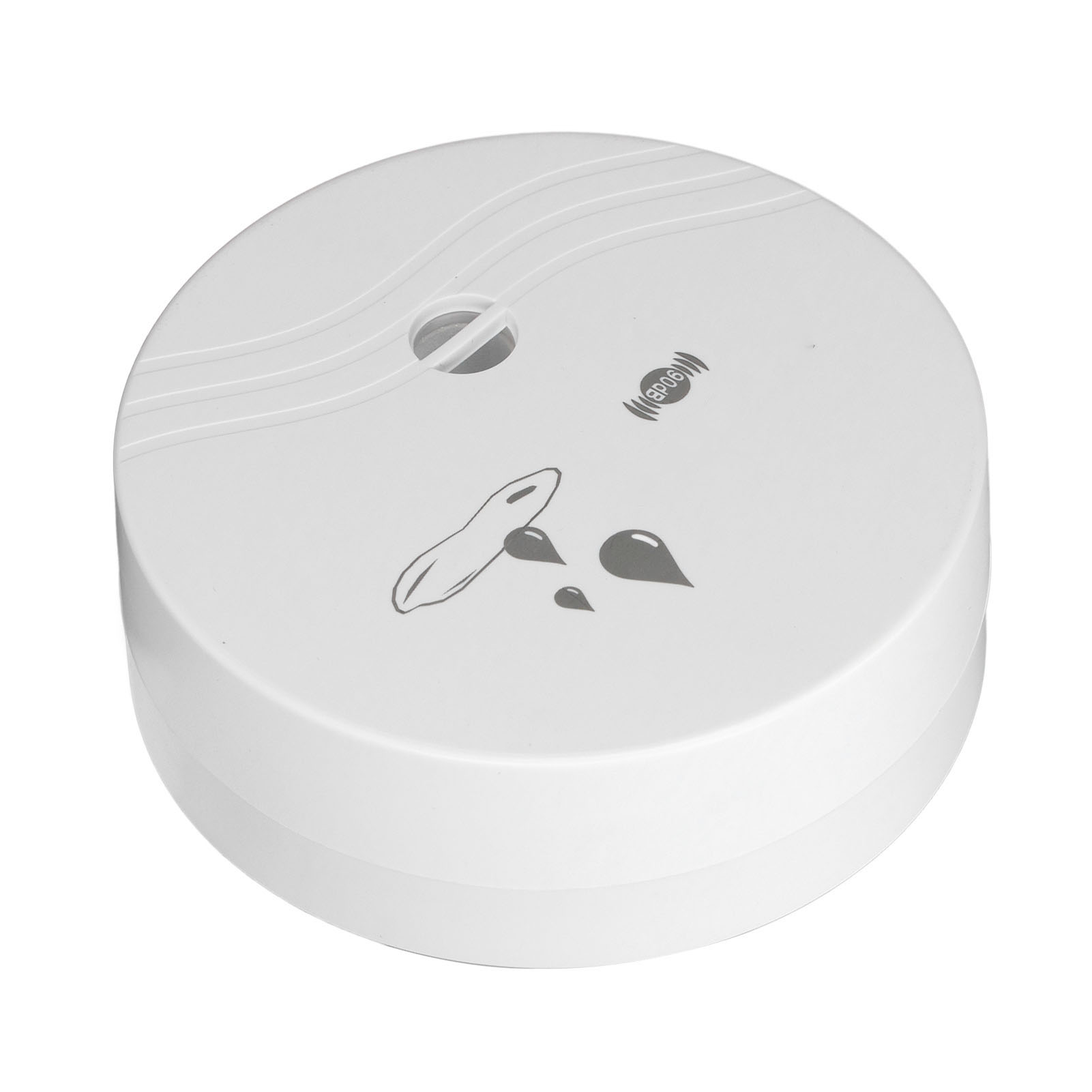 Wasserleckmelder Mit 100 Db Akustischem Alarm, Wasserdichter Wasserlecksensor Für Das Badezimmer