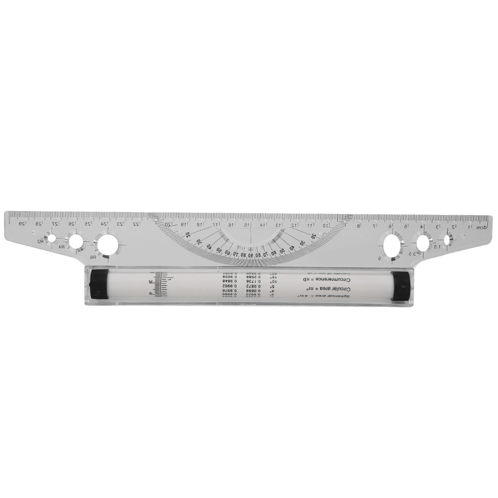 Parallel-rolllineal Für Technische Zeichnungen, Winkelmessgerät, 30 Cm Lang