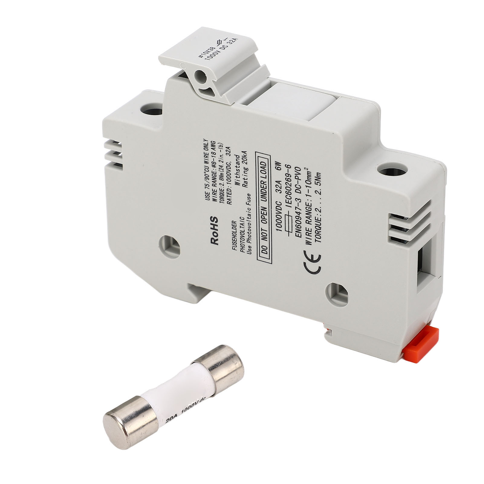 1p 32a 1000vdc Photovoltaik-solarsicherungshalter, 1000vdc 20a Photovoltaik-sicherungssatz Zum Kurzschlussschutz