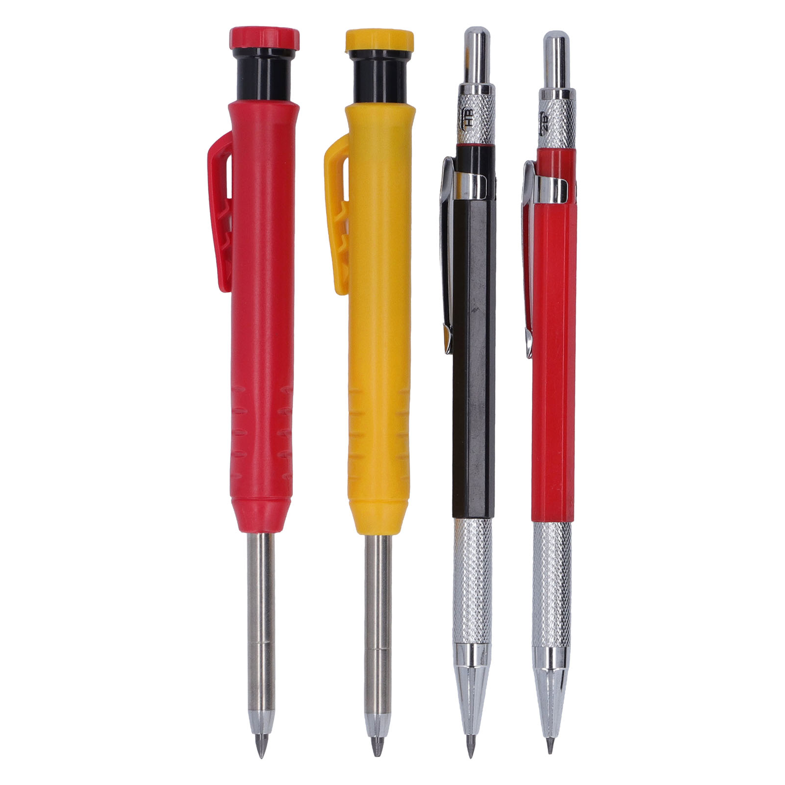 Set Mit 40 Druckbleistiften Für Schreiner, Einfach Zu Handhaben, Tiefe Mine. Druckbleistift-set Für Die Holzbearbeitung.