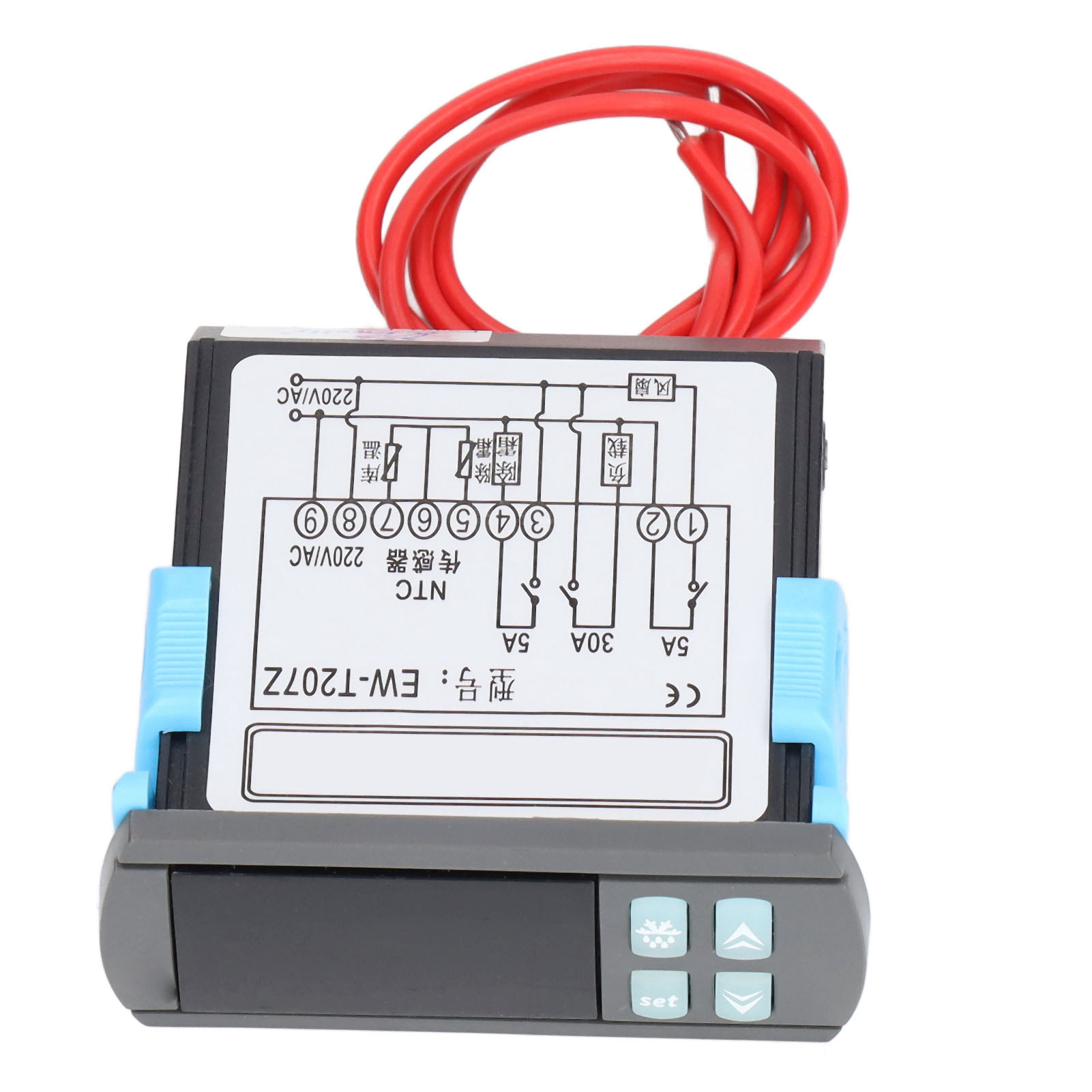 Wasserdichter Digitaler Temperaturregler Mit Abtau- Und Kühlthermostat Für Gefrier- Und Kühlräume, Ac220v