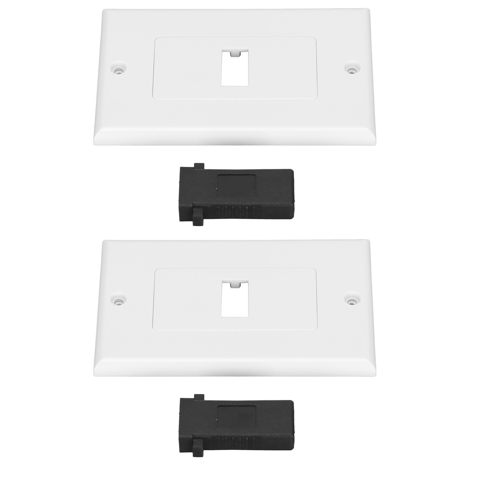 Set Aus 2 Usb 3.0-wandsteckdosen Mit Jeweils Zwei Anschlüssen Für Schnelles Aufladen, Ideal Für Zuhause, Büro Oder Hotel.