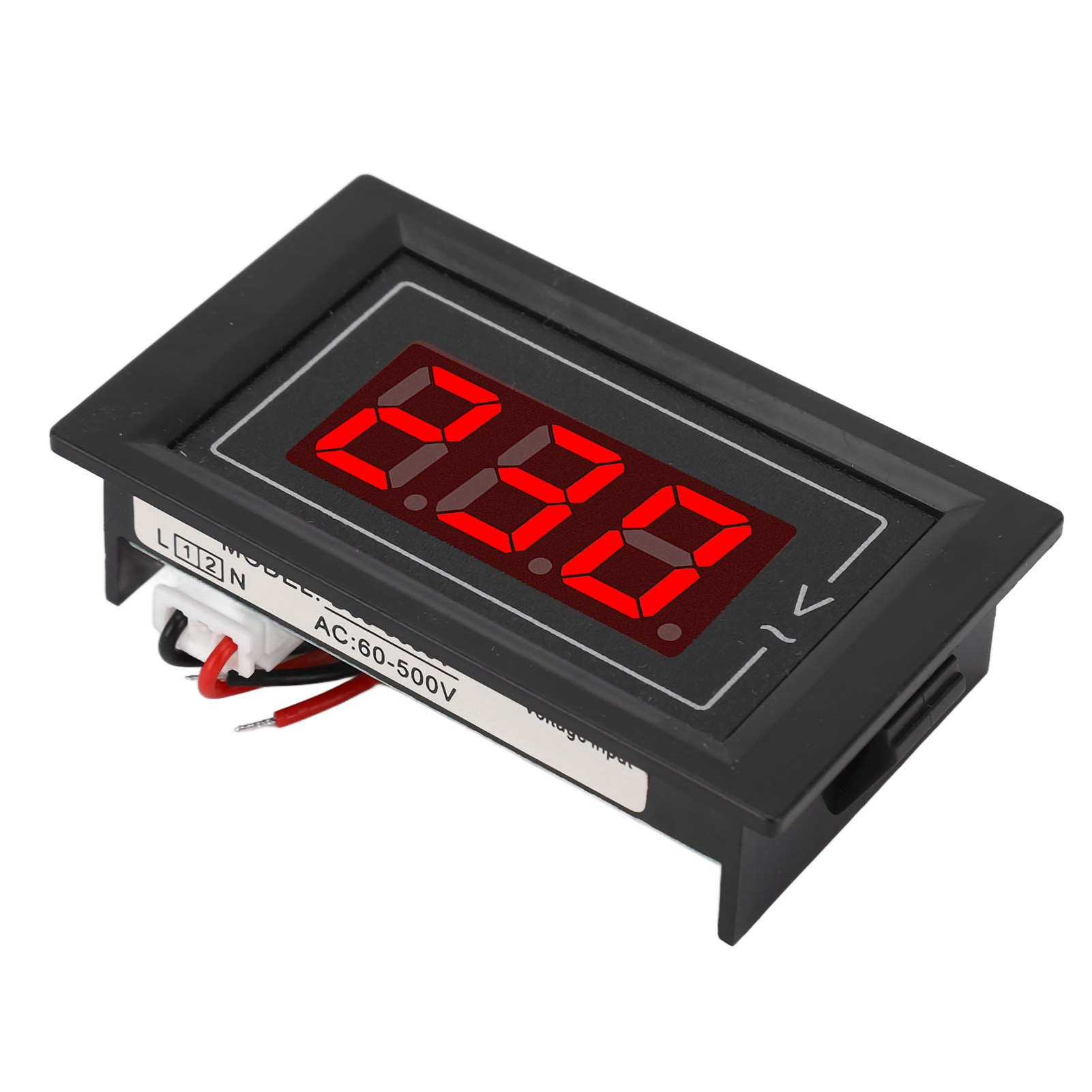Kompaktes Einphasiges Digitales Voltmeter 60–500 V Wechselstrom