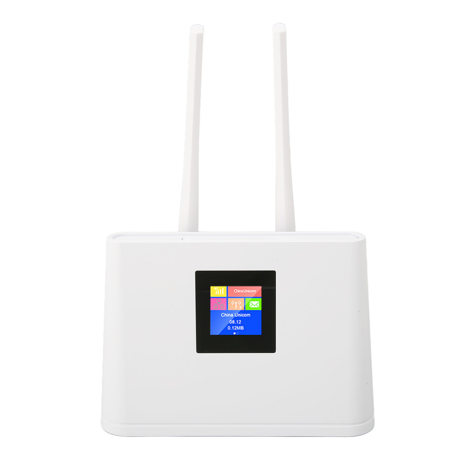 4g Lte Wlan-router Mit Sim-kartensteckplatz, Cat4 300 Mbit/s Wlan-zugangspunkt Mit 2 Antennen, 100–240 V Eu-stecker