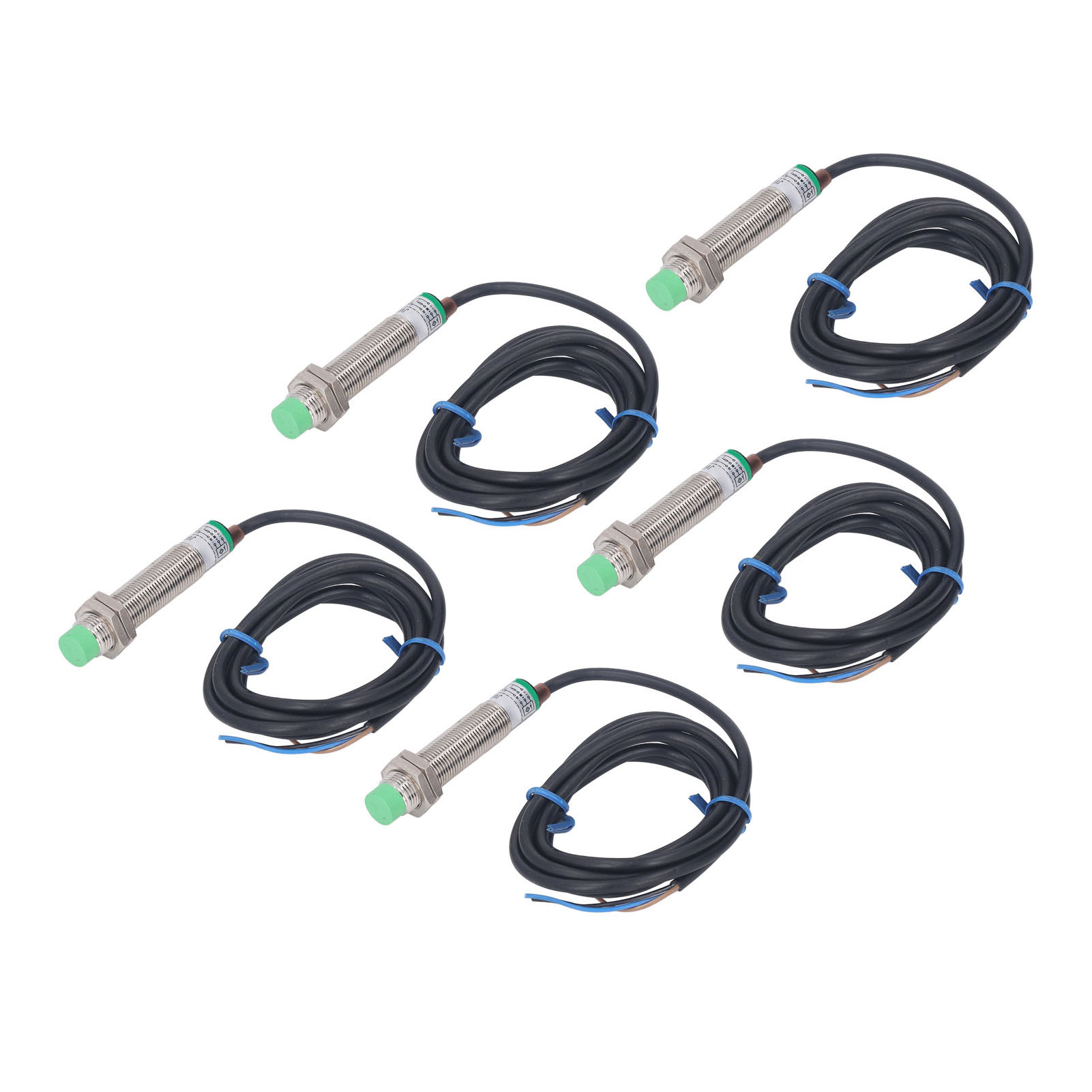 Packung Mit 5 Induktiven Näherungssensoren M12x1 Pnp Nc Ip65, 6-36 V Dc
