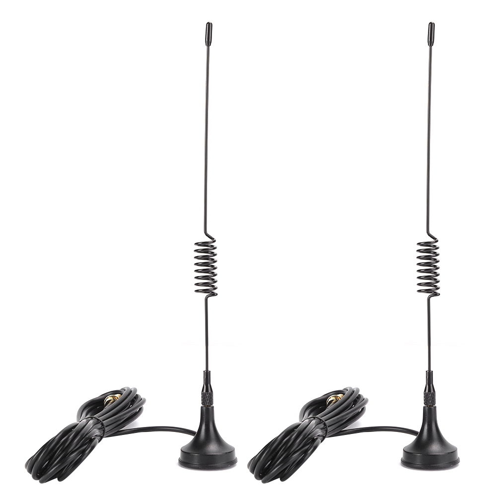 2 Baofeng Uv-5r 8w Magnetische Autoantennen Mit Signalverstärker Für Walkie-talkies