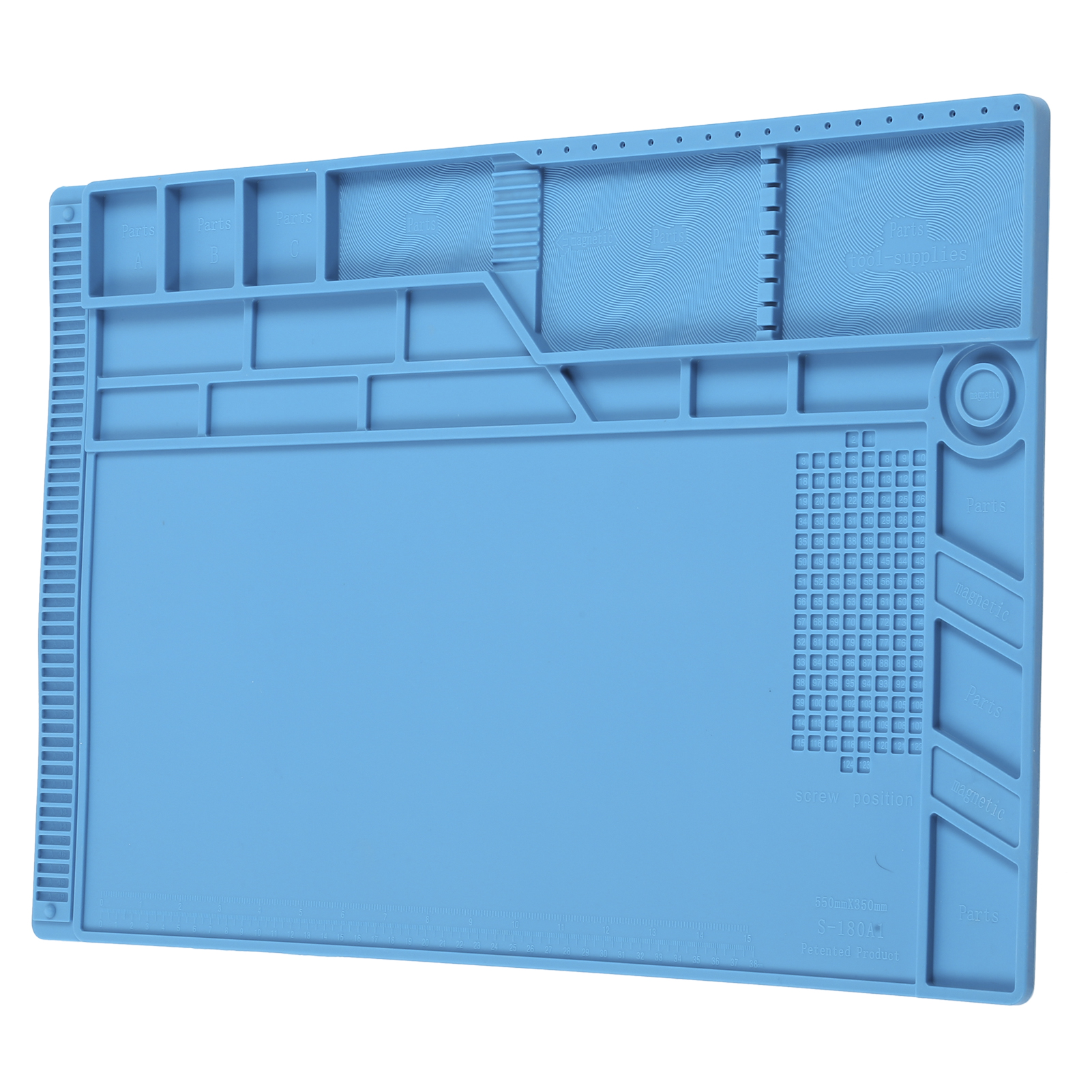 Große, Doppellagige, Antistatische Isoliermatte Mit Magnet Für Handy Und Handyhalterung.