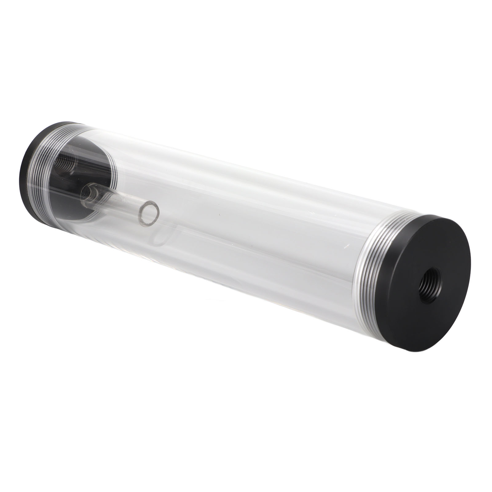 Flüssigkeitskühlbehälter, 210 Mm (8,3 Zoll) Lang, Aus Acrylglas, 3 Löcher, G1/4 Zoll Gewinde, Geräuschlos.