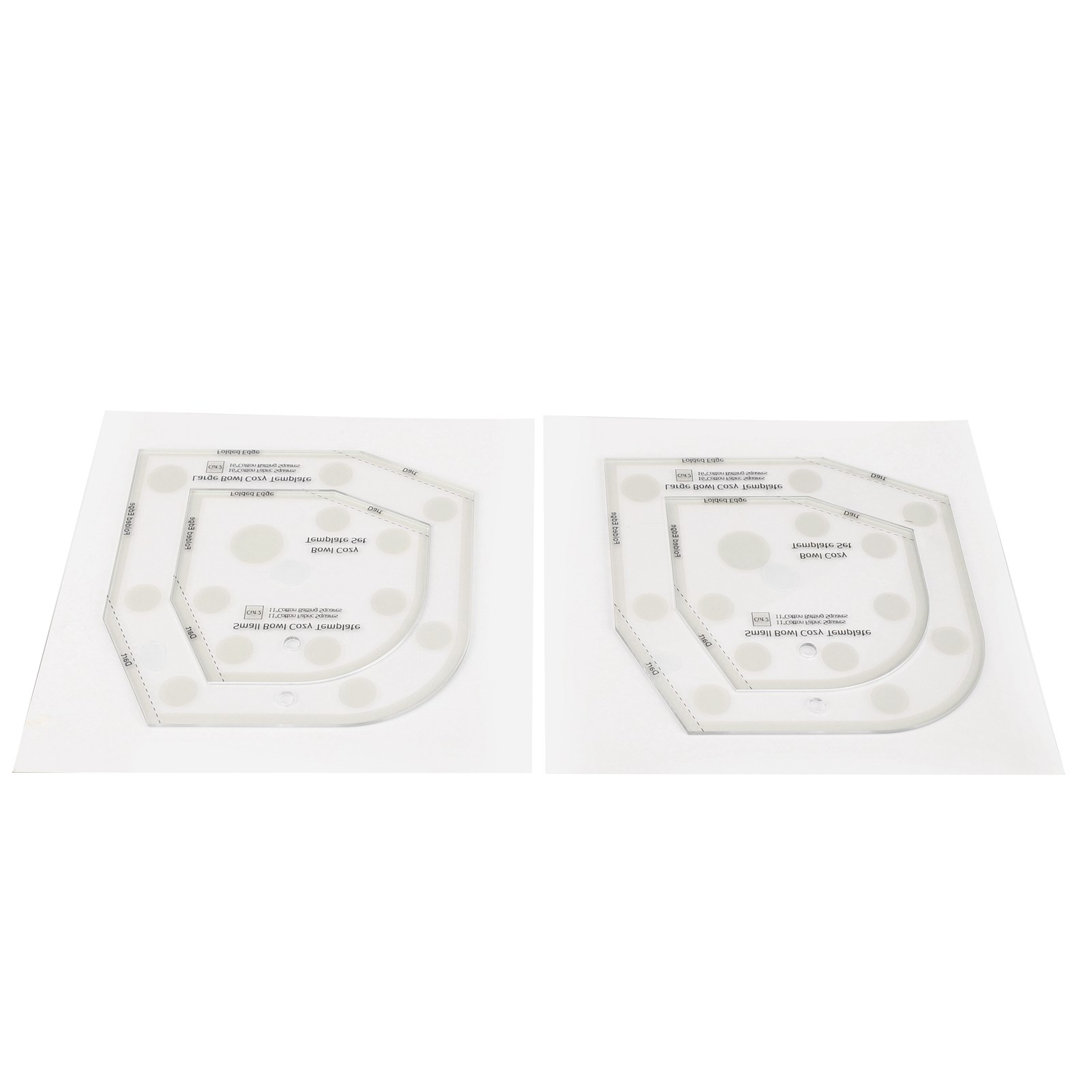 15 Cm Schablonen Für Acryl-schüsseldeckel (kleines Modell), Zum Nähen, Quilten Und Basteln.