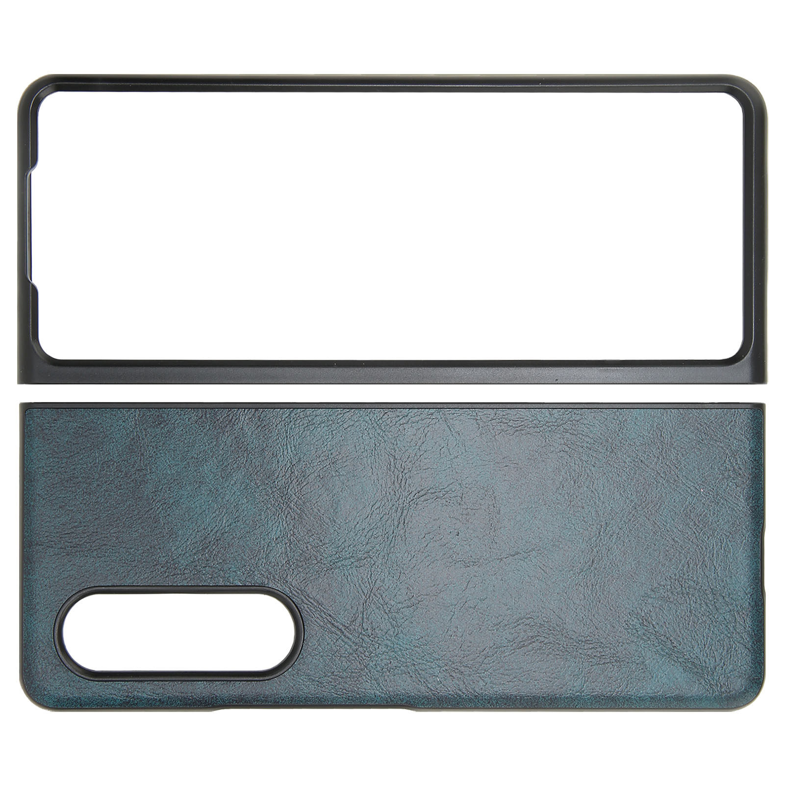 Professionelle Leder-handyhülle Für Galaxy Z Fold 3, Staubdicht Und Kompatibel Mit Dem Faltbildschirm, Dunkelgrün