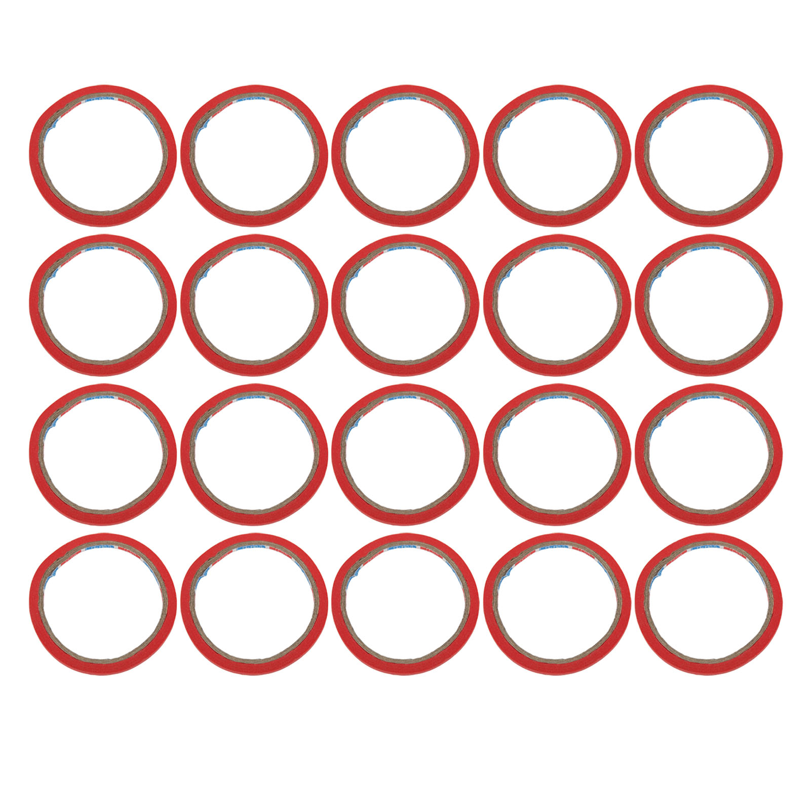 Packung Mit 20 Farbigen Abdeckbändern Zum Markieren Von Tischen, Für 3d-schnittlinien Und Als Isolierband.