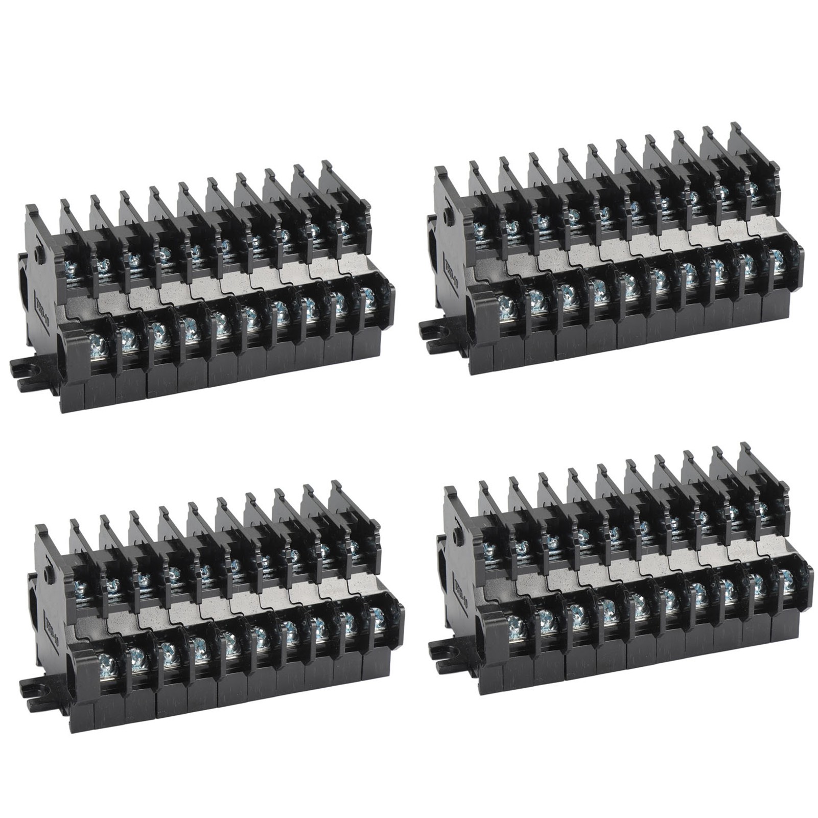 Tbd-10 Schraubklemmenblock, 10 A/600 V Zweilagiger Kupfer-kombinationsklemmenblock