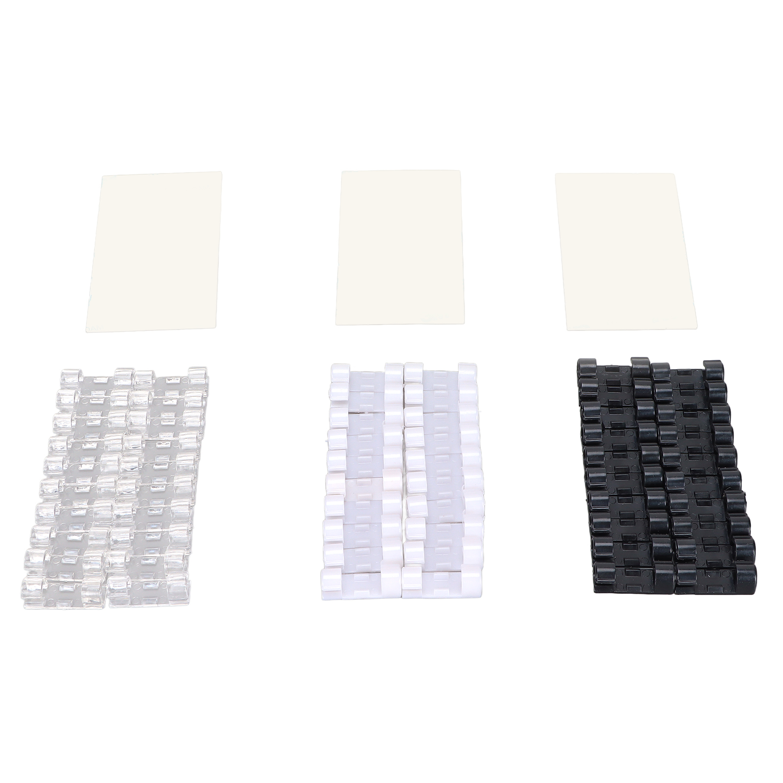 Packung Mit 60 Selbstklebenden Kabelclips, Organizer Und Kabelbindern Für Zuhause Und Büro.