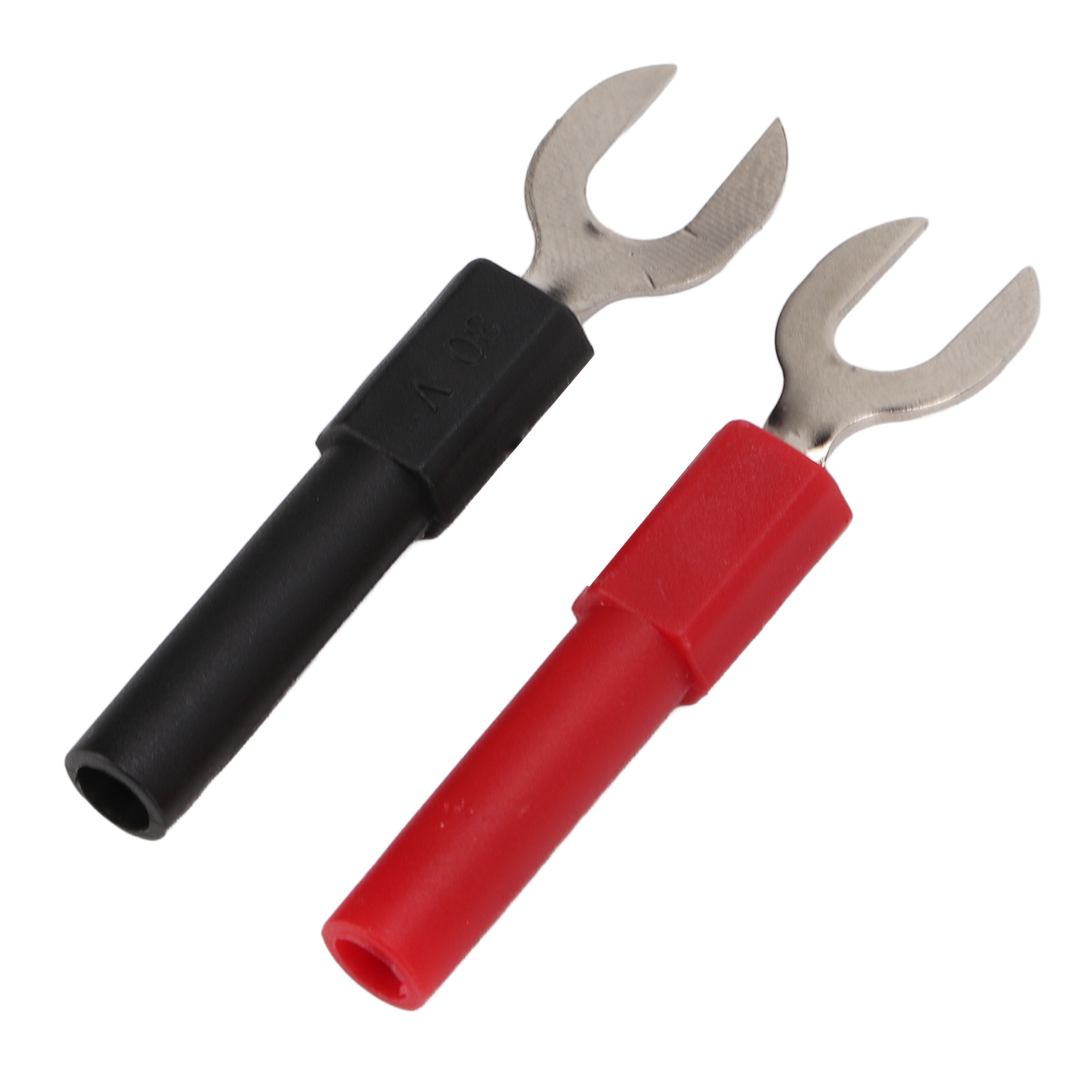 Packung Mit 10 Y-förmigen Gabelverbindern Aus Messing Und Pvc, 6 Mm (0,2 Zoll) Loch, U-förmig, Bananenstecker, Maximaler Strom 0,10 A.