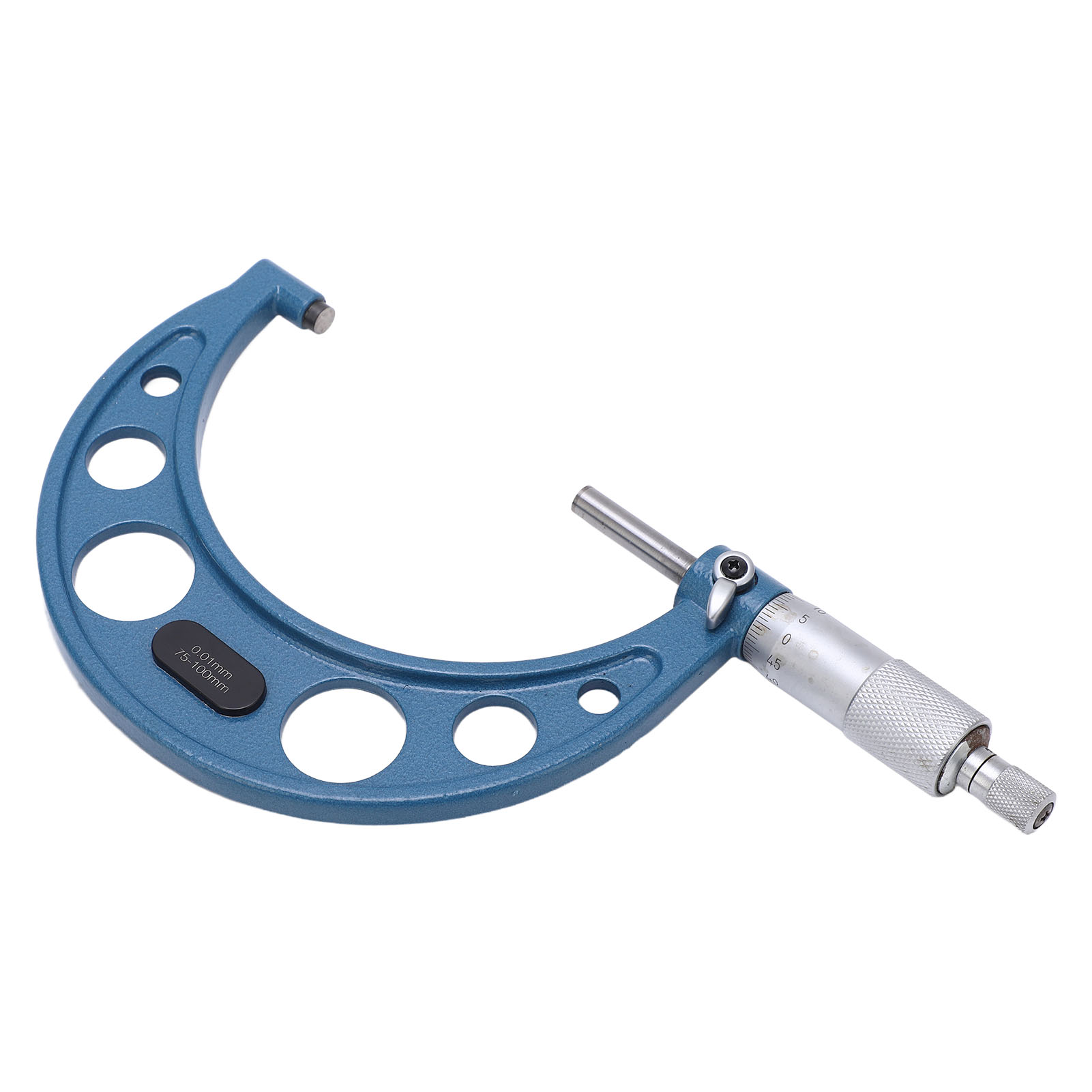 Tragbares Mikrometer Aus Stabiler Legierung, Präzise Oberflächenmessung, Kalibrierung 0,01 Mm, 75–100 Mm