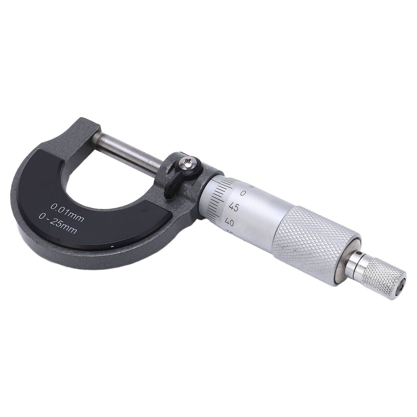 Tragbares Mikrometer Aus Stabiler Legierung, Präzise Oberflächenmessung, Dickenmessgerät 0-25/0,01 Mm